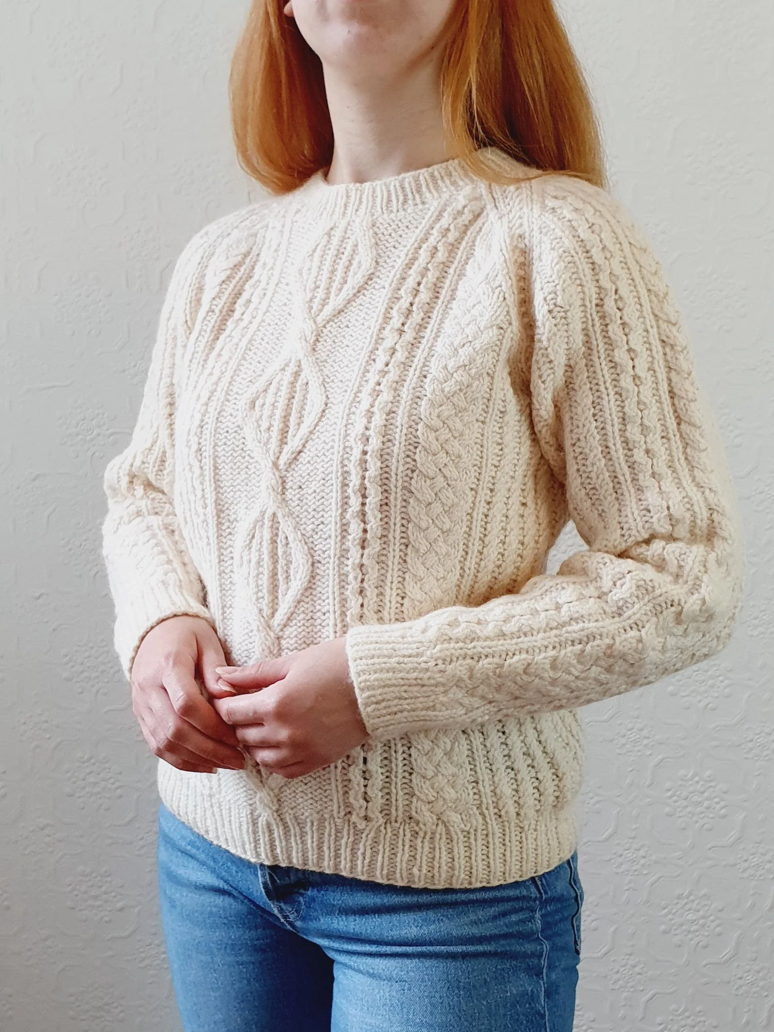 Vintage Arran Jumper - S - Image 4