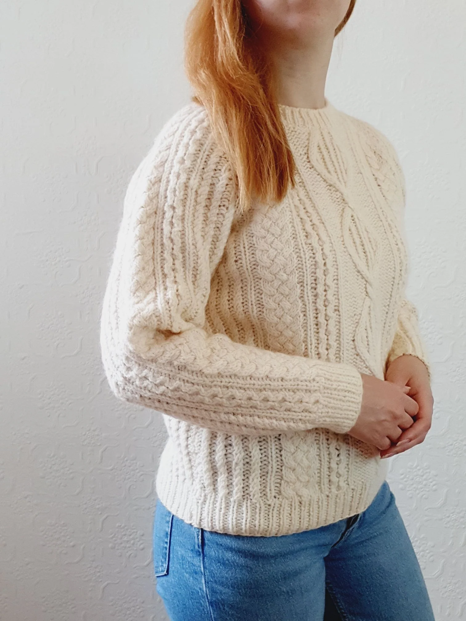 Vintage Arran Jumper - S - Image 8