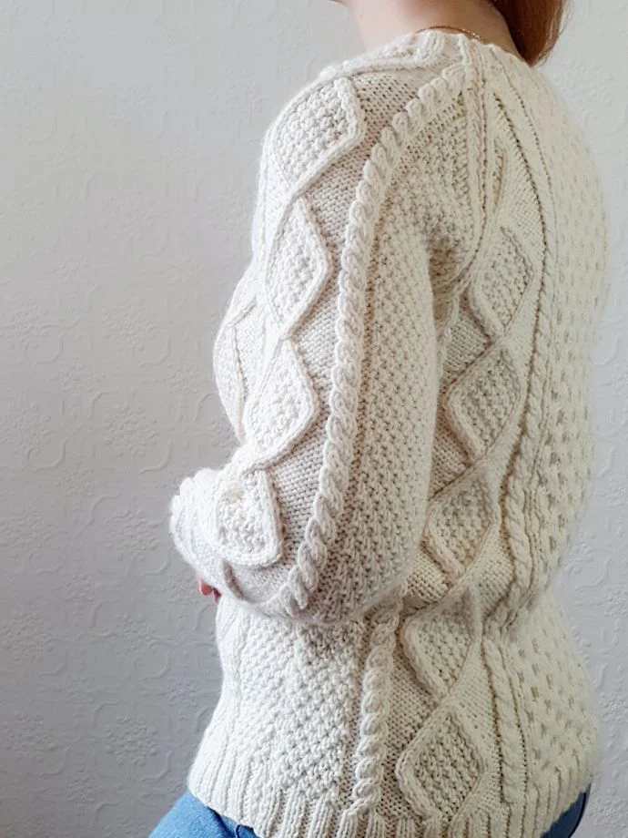 Vintage Arran Jumper - XS - Image 8