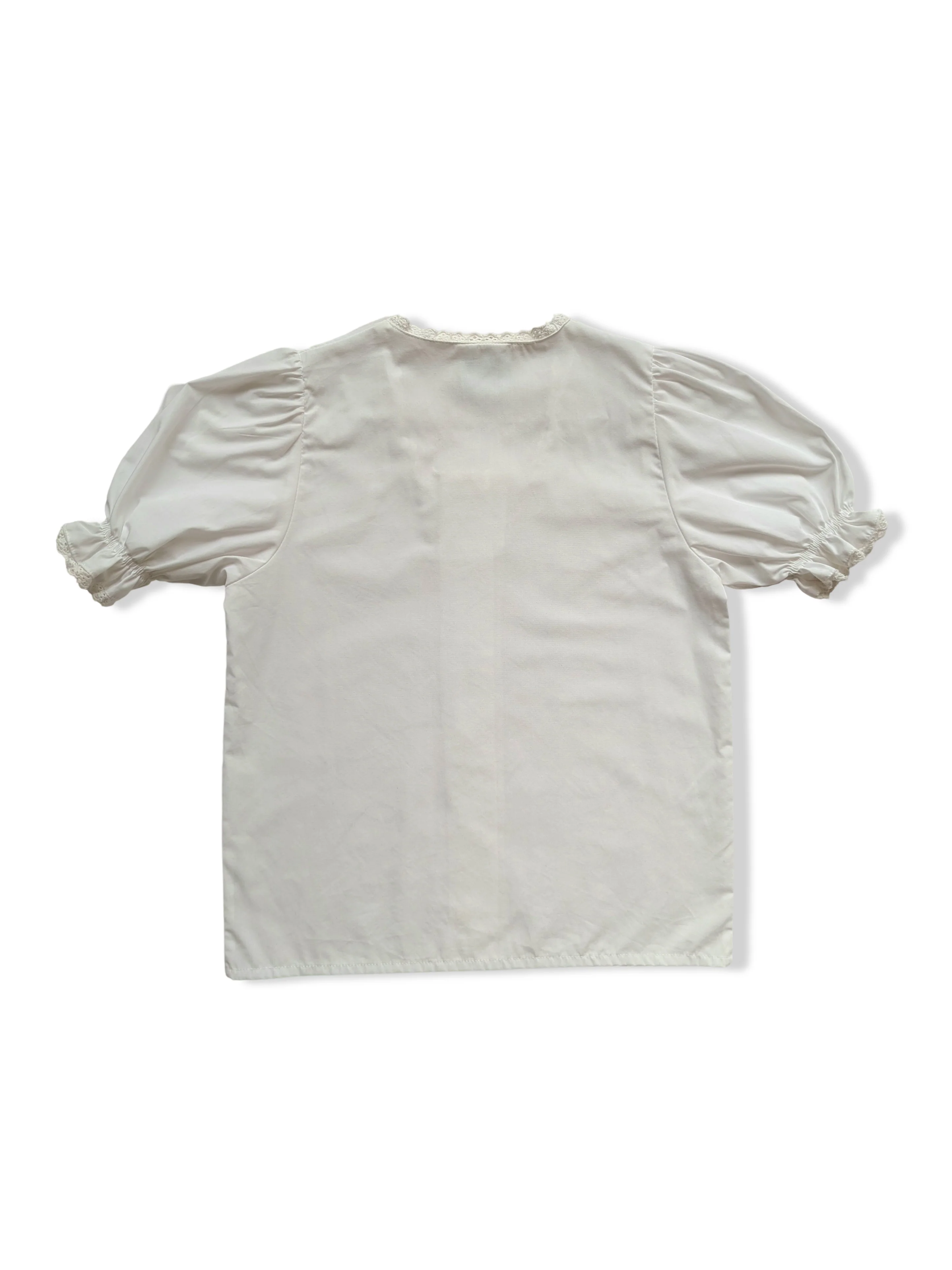 Vintage Austrian White Button Down Blouse - XS - Image 3