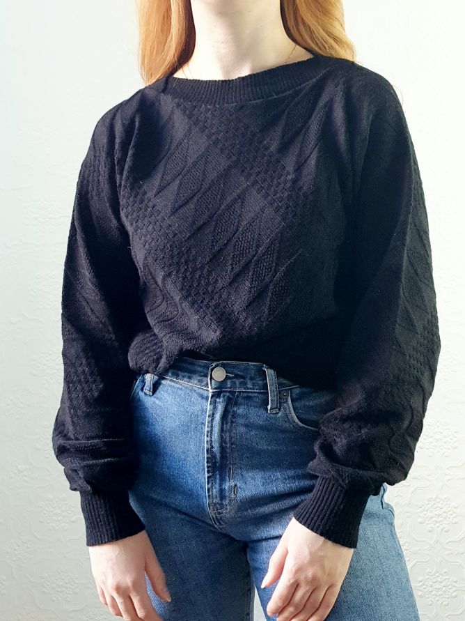 Vintage Batwing Jumper - L - Image 7