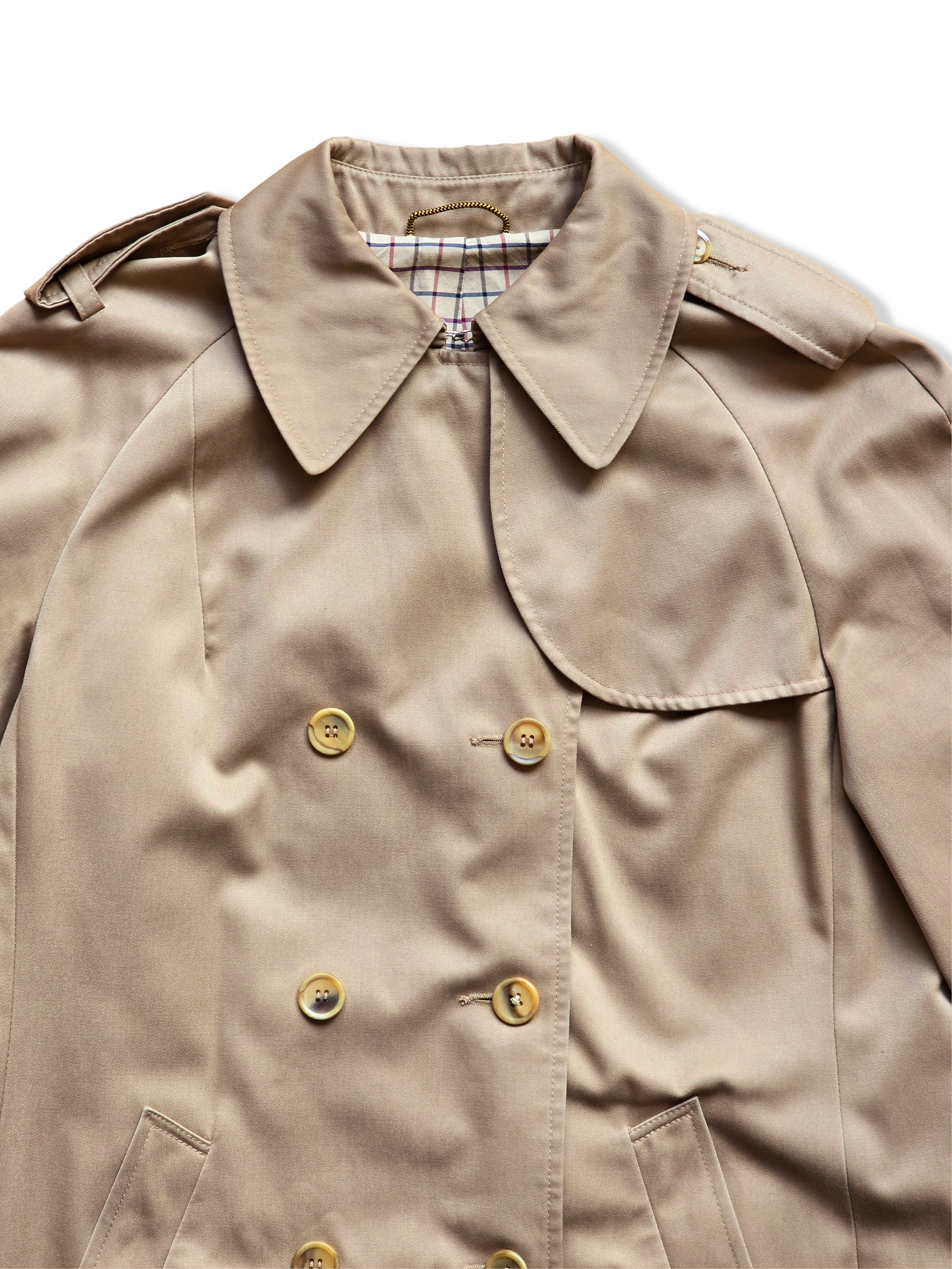 Vintage Beige Dannimac Trench Coat - XS/S - Image 3