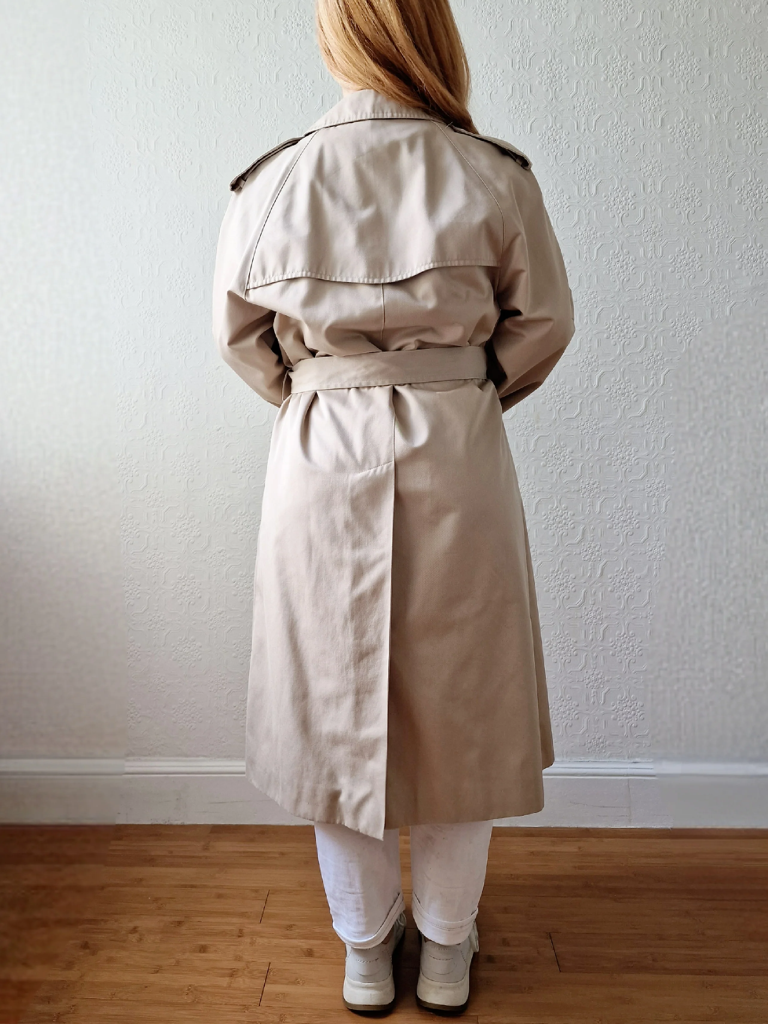 Vintage Beige Double Breasted Trench Coat by Dannimac with Removable Lining - M - Image 8