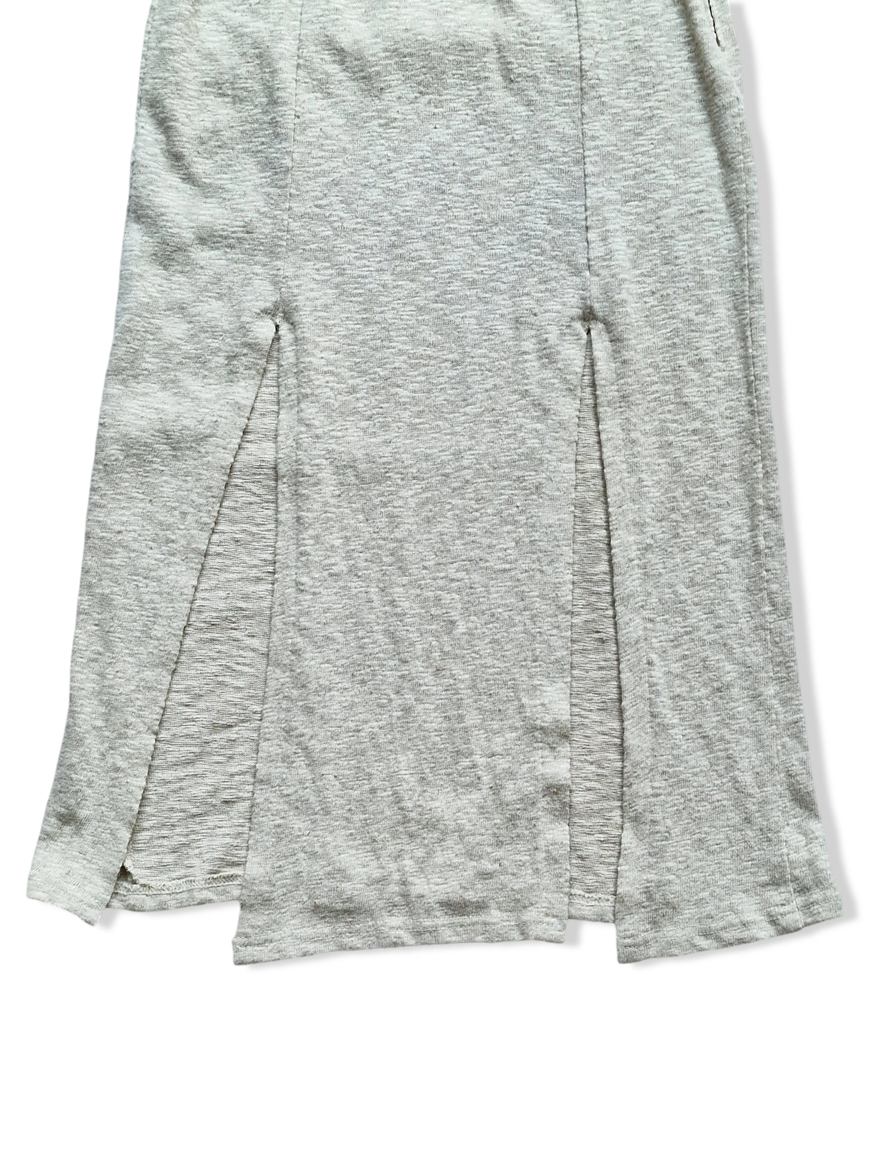 Vintage Beige Sleeveless Knitted Midi Dress - S - Image 4