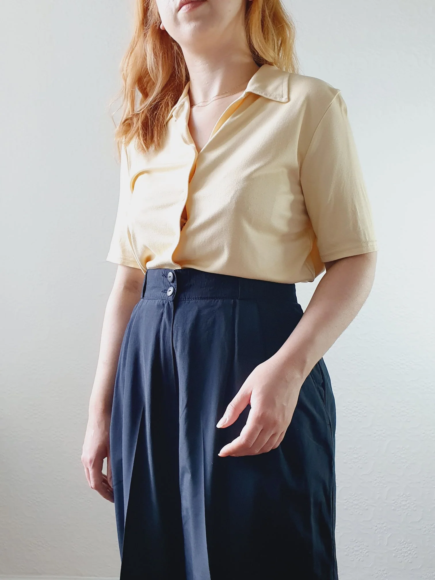 Vintage Black Wide Leg Culottes - M/L - Image 5