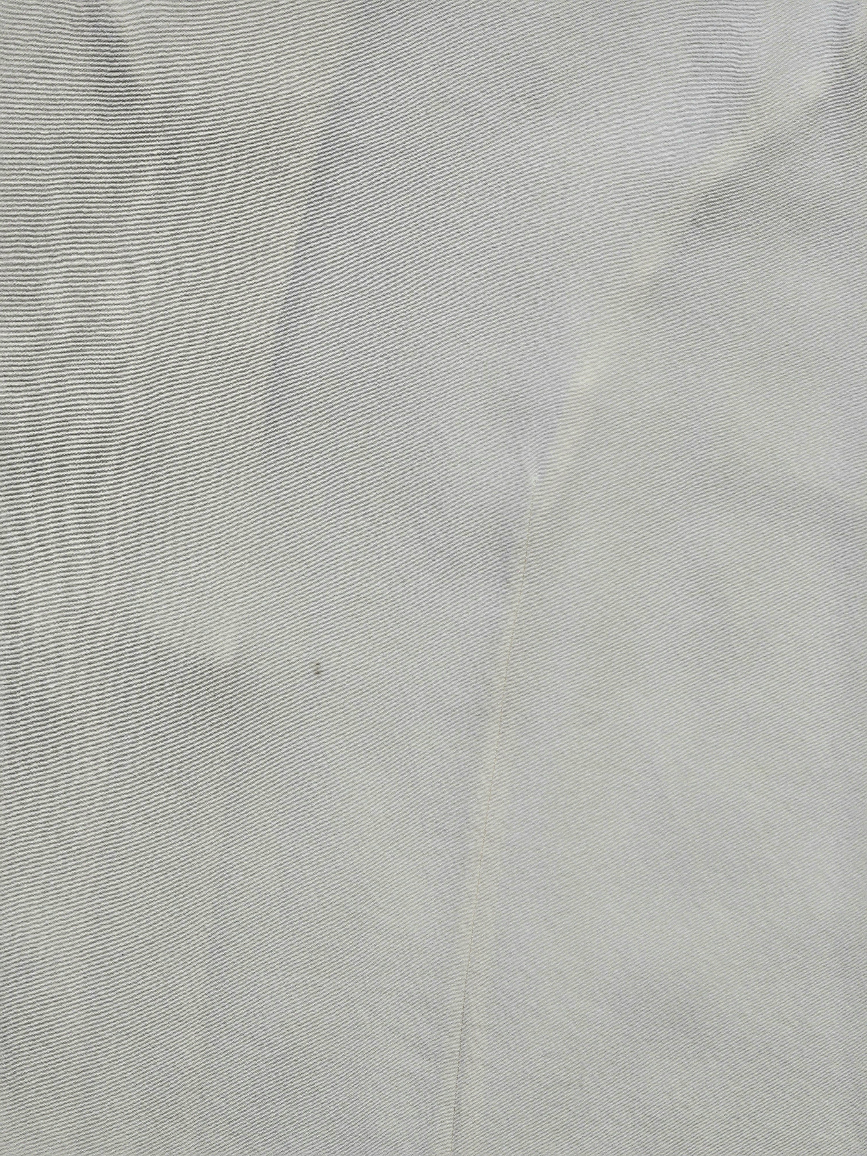 Vintage Button Up Cream Silk Blouse - XL - Image 4