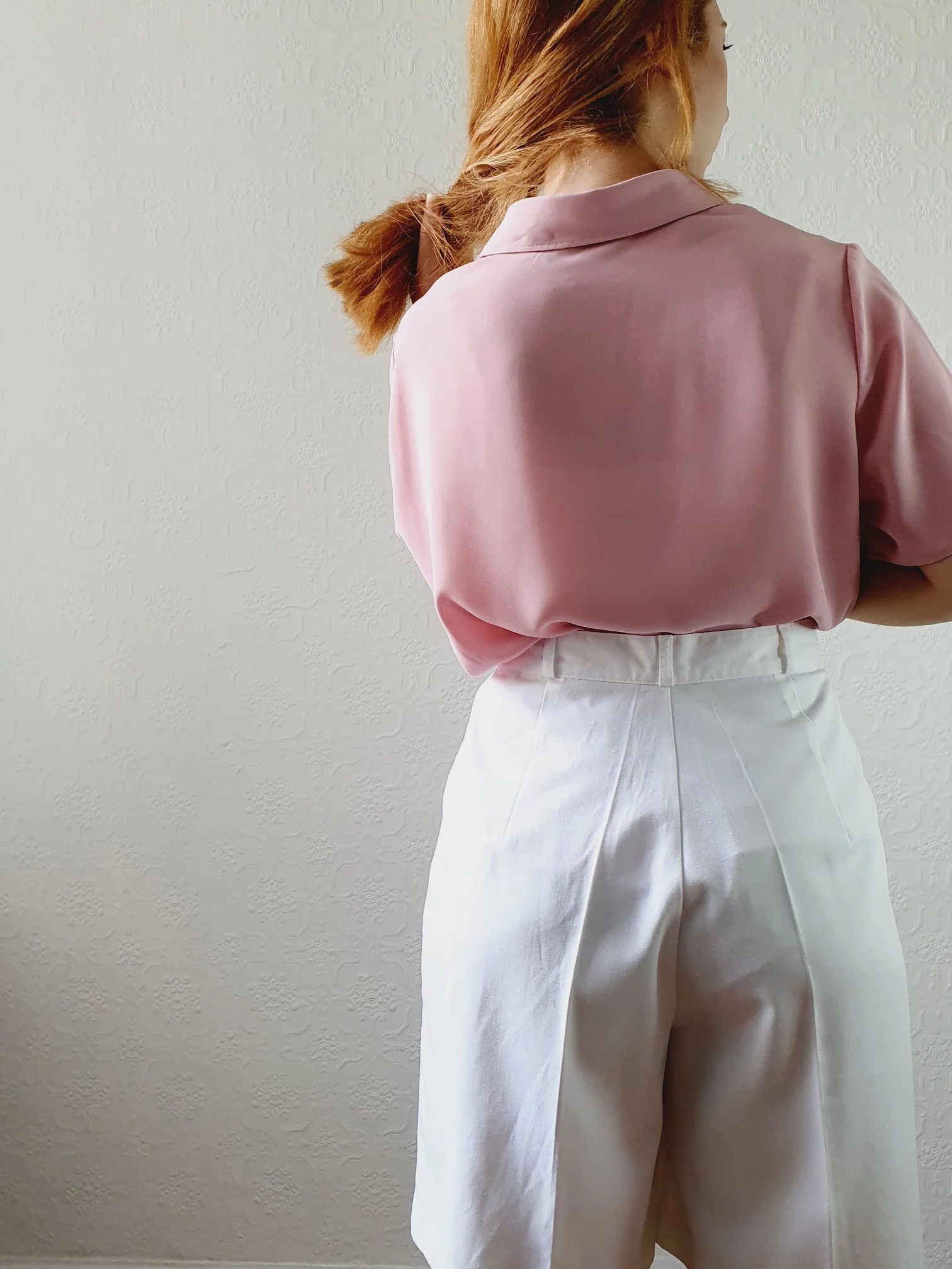 Vintage C&A White Short Culottes - M/L - Image 5