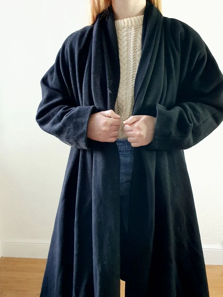 Vintage Cashmere & Wool Coat - XL - Image 11