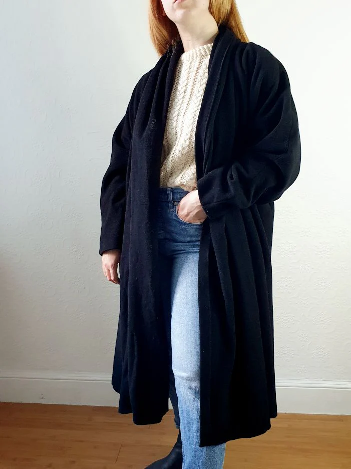 Vintage Cashmere & Wool Coat - XL - Image 3