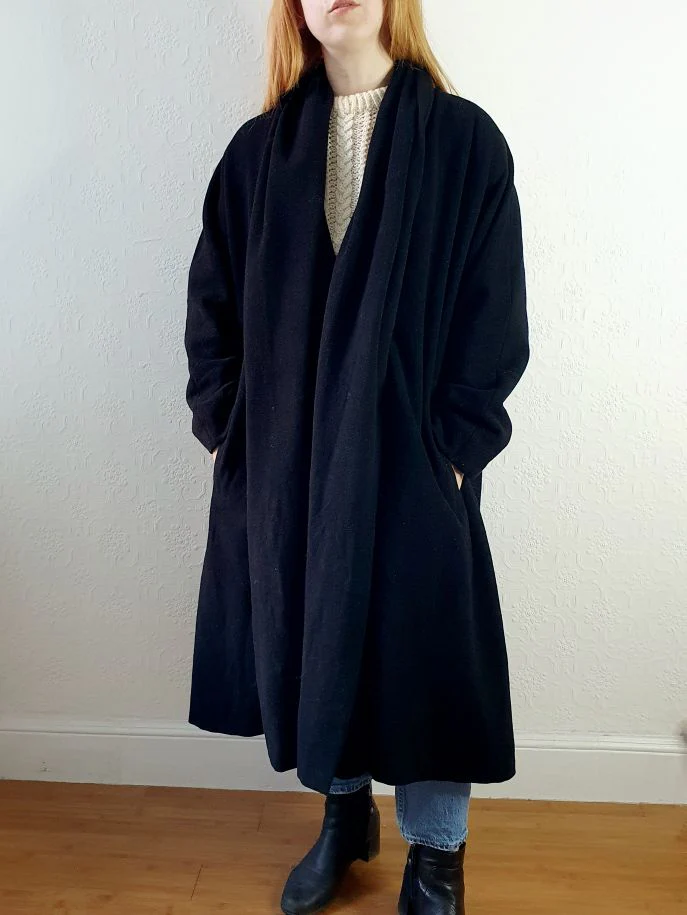 Vintage Cashmere & Wool Coat - XL - Image 4