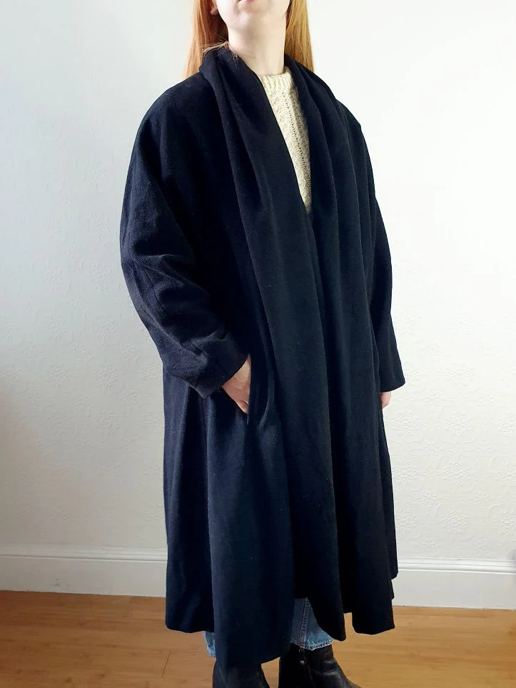 Vintage Cashmere & Wool Coat - XL - Image 8