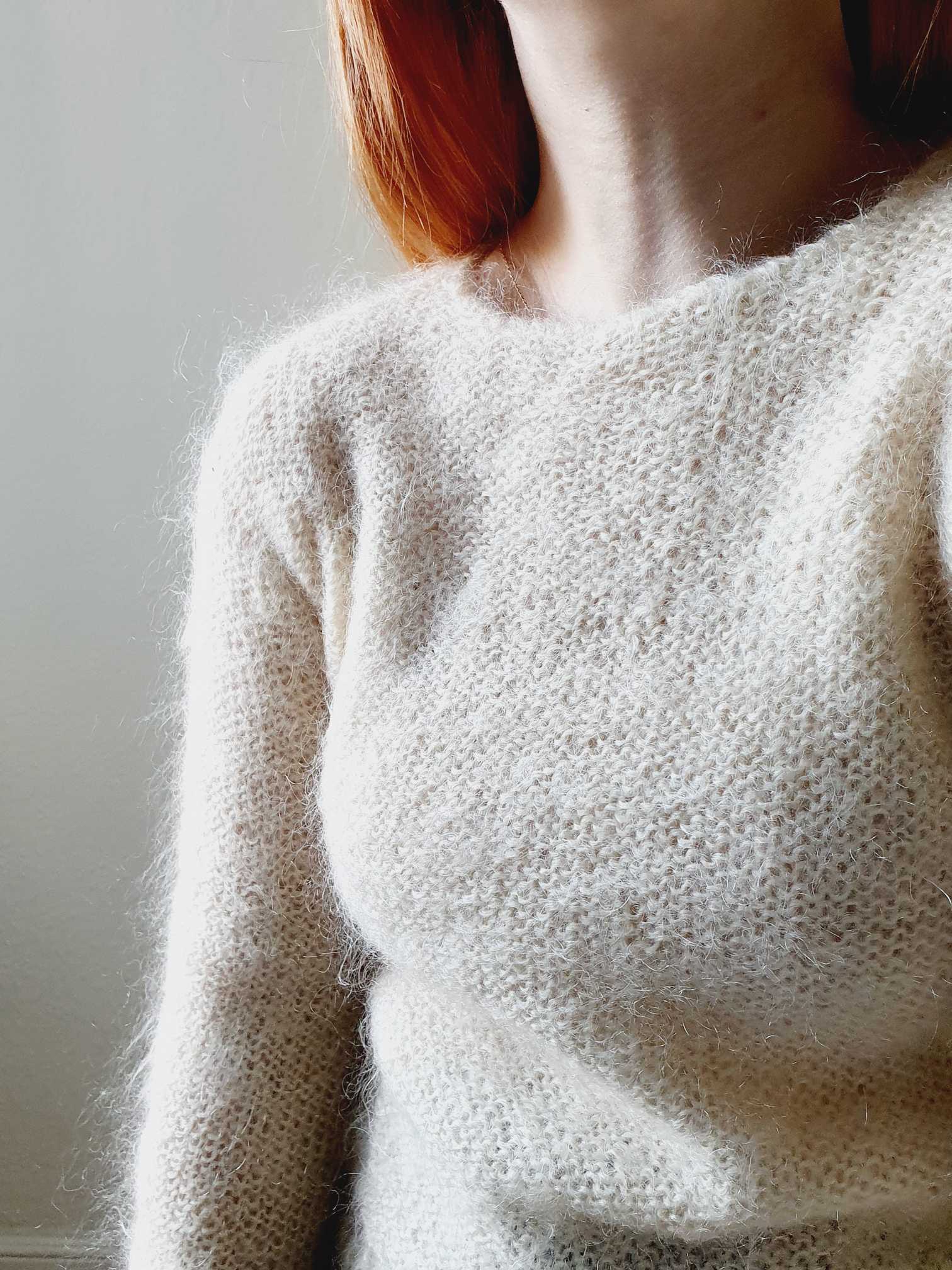 Vintage Cream Mohair Jumper - XS - Image 6