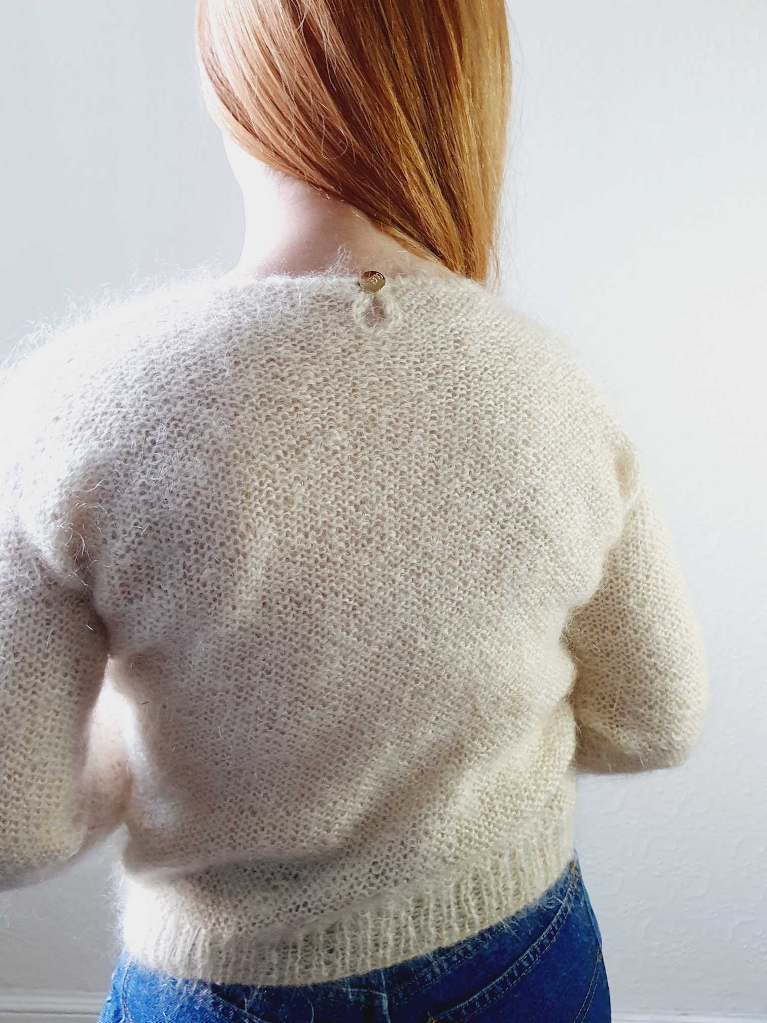 Vintage Cream Mohair Jumper - XS - Image 7