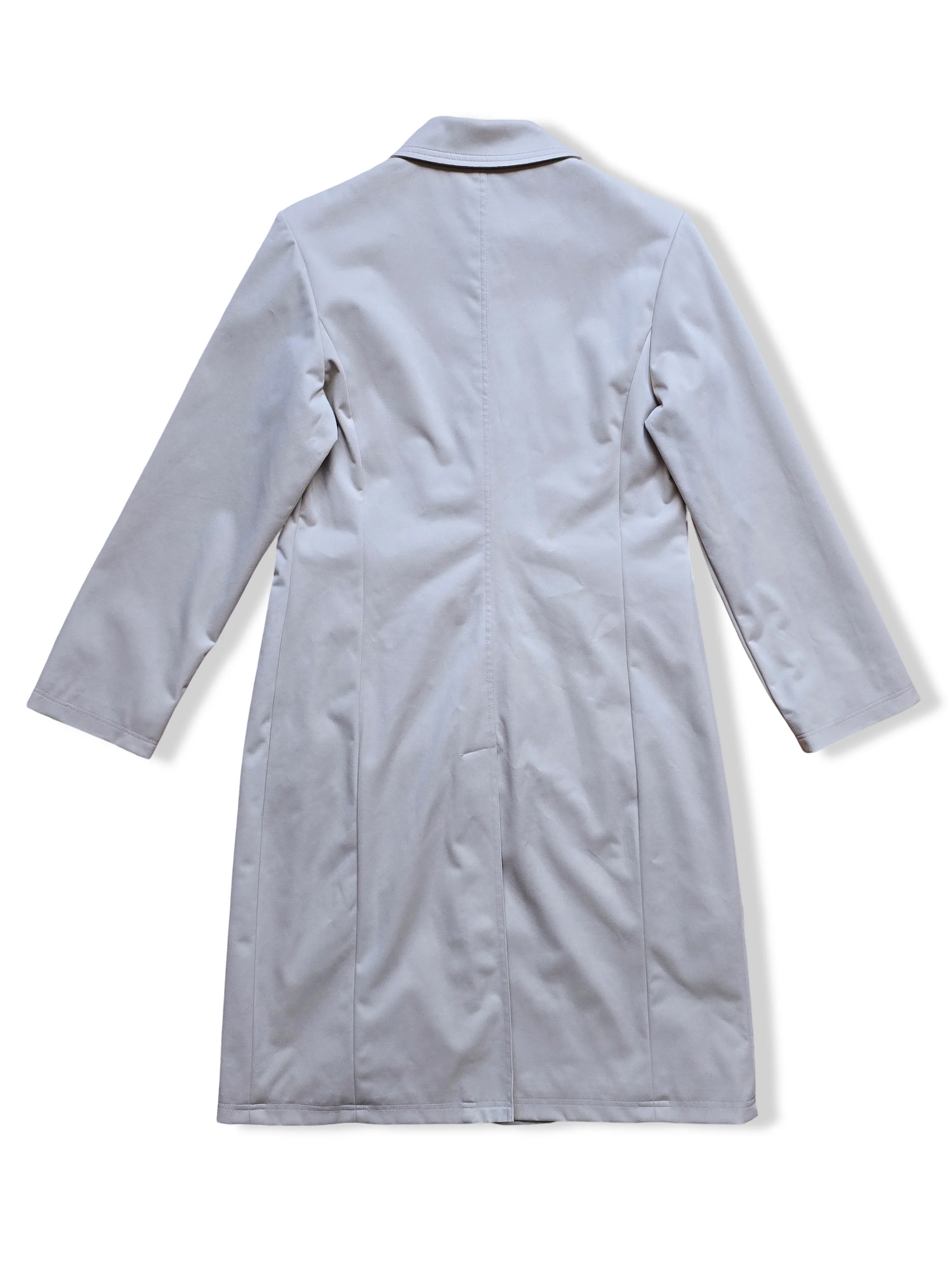 Vintage Cream Single Breasted Trench Coat - S - Image 3