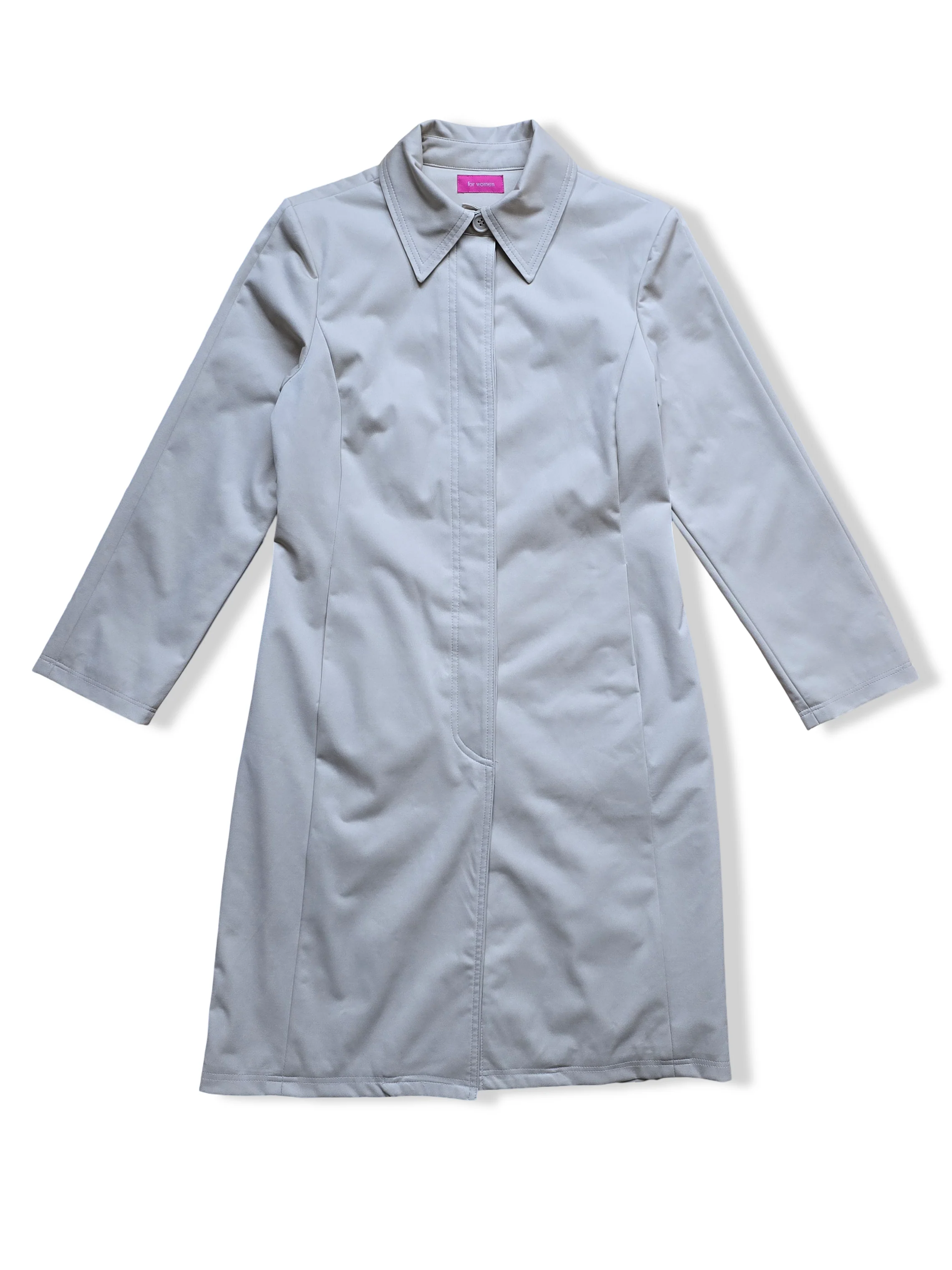 Vintage Cream Single Breasted Trench Coat - S - Image 4