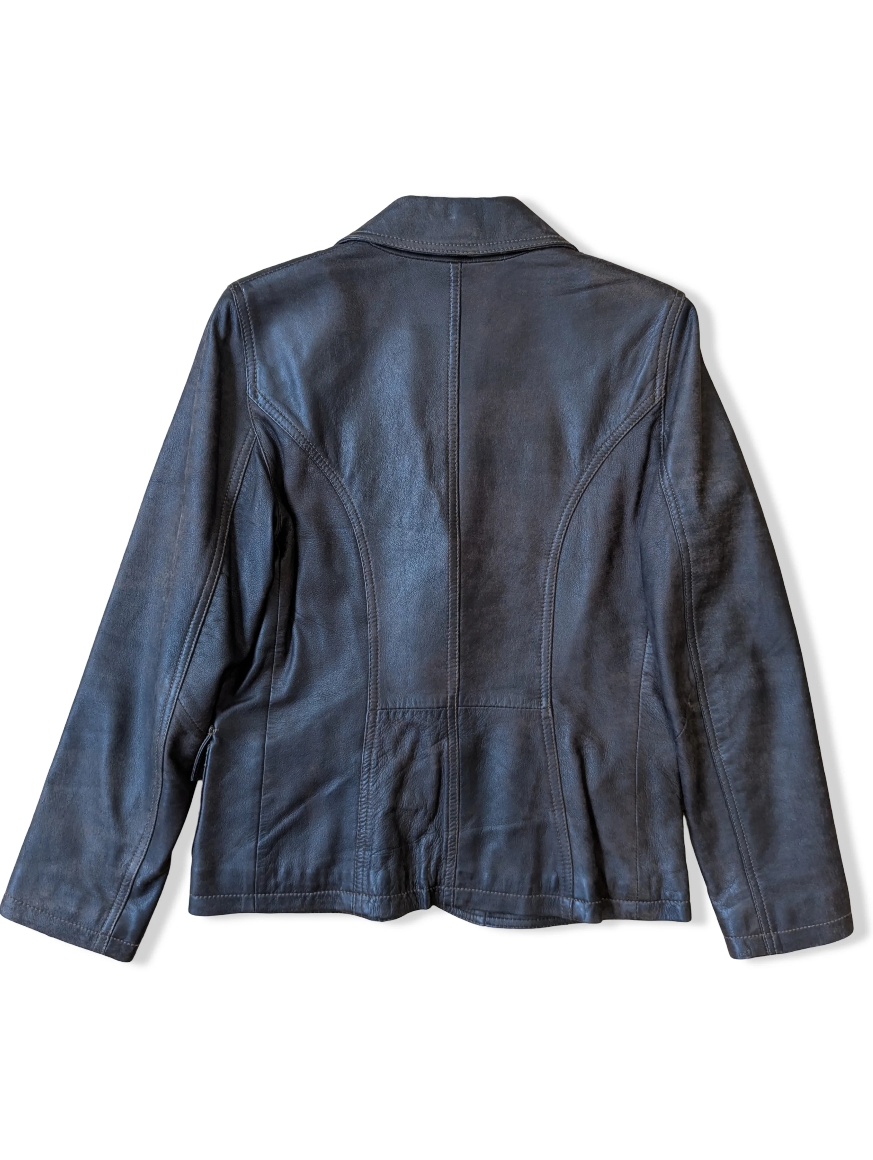 Vintage Dark Brown Lakeland Blazer Leather Jacket - XS/S - Image 5