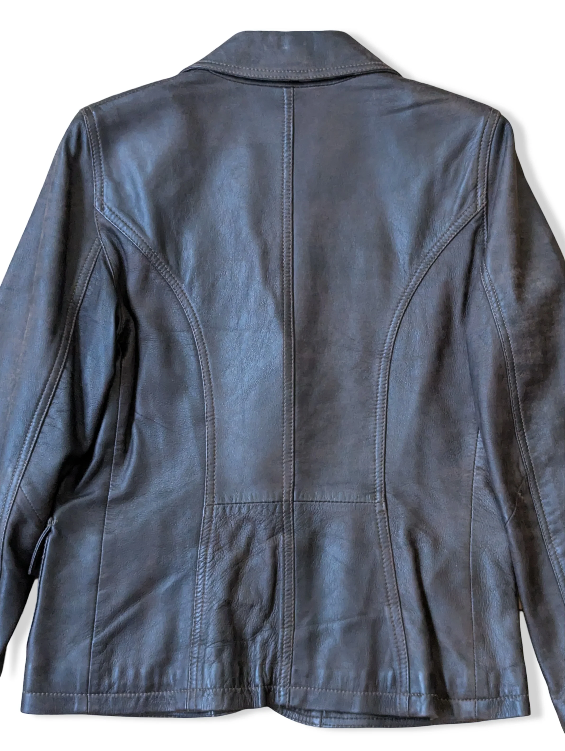Vintage Dark Brown Lakeland Blazer Leather Jacket - XS/S - Image 6
