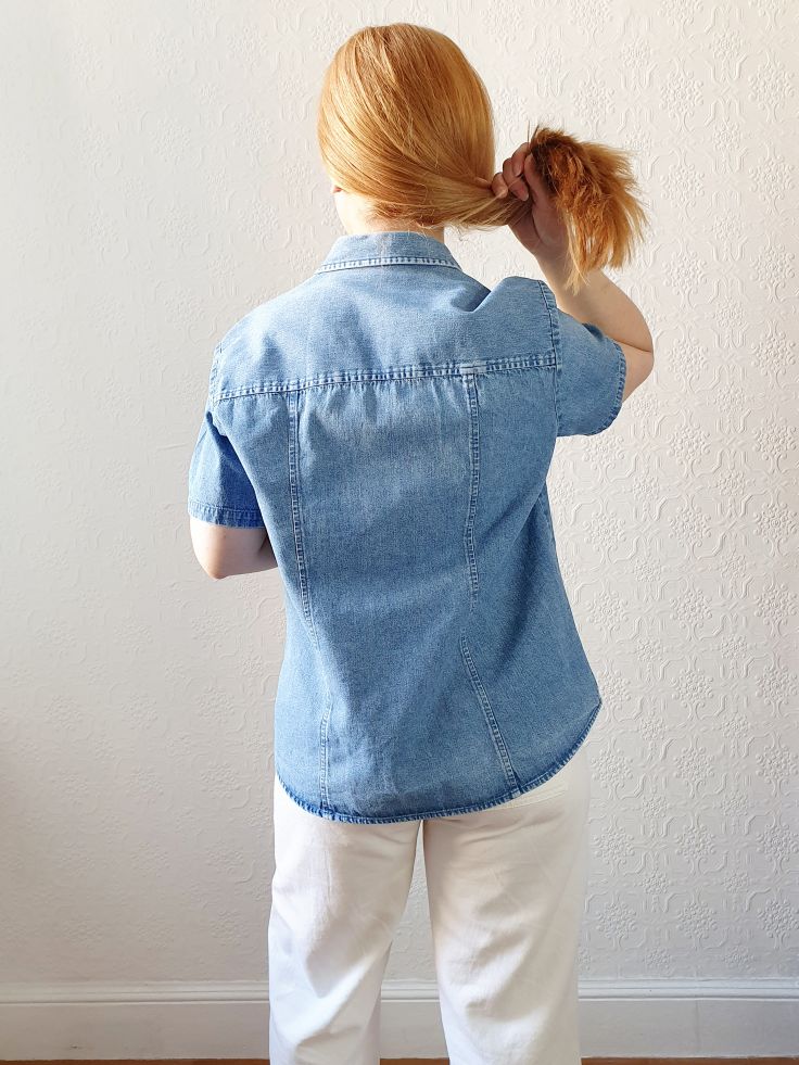 Vintage Denim Blouse - M/L - Image 7