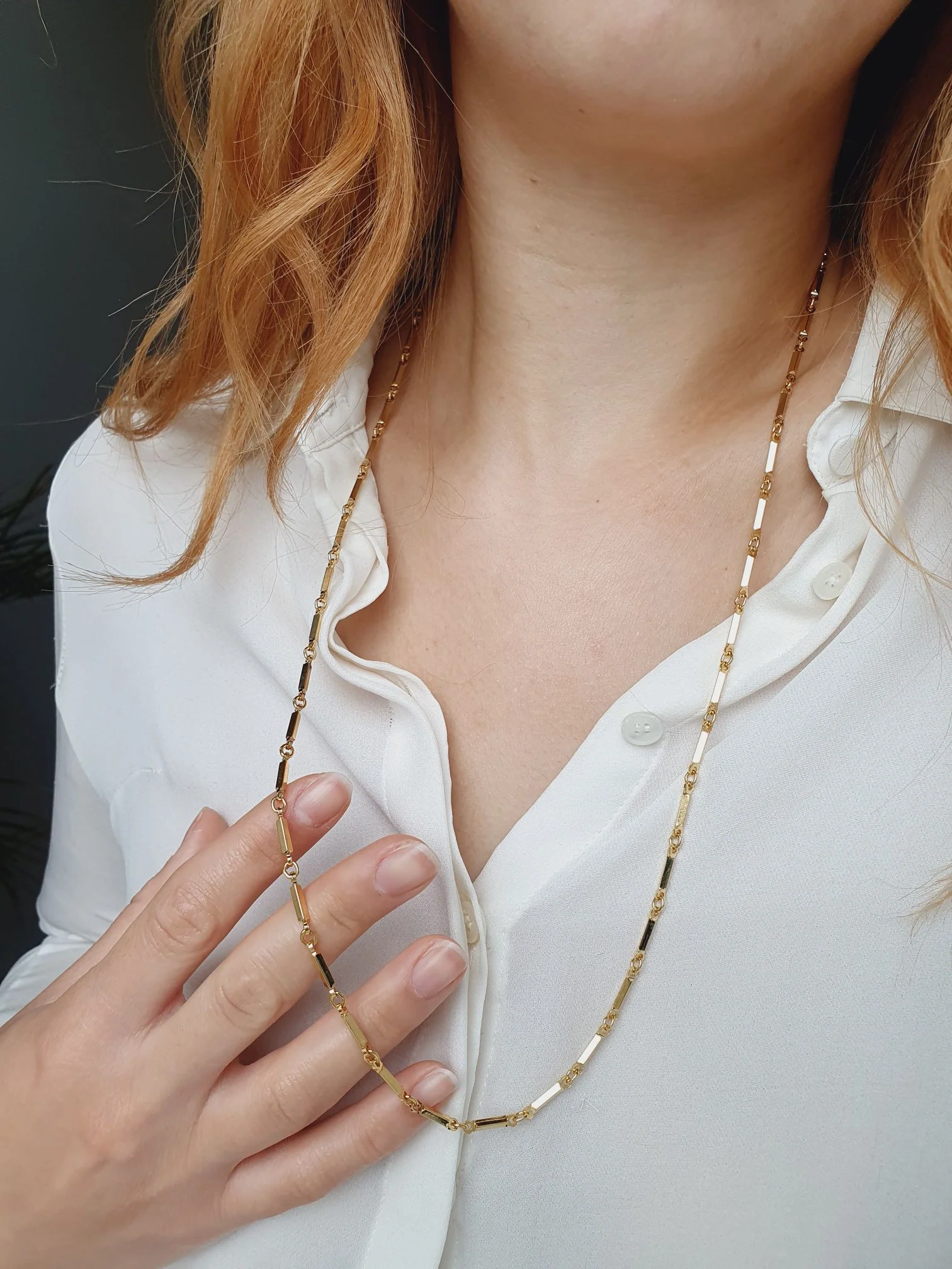 Vintage Gold Plated Chain Layering Set - Image 5