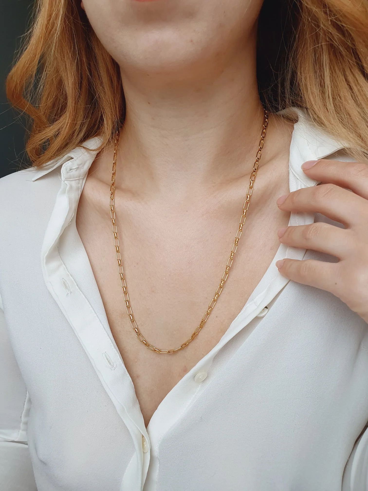 Vintage Gold Plated Chain Layering Set - Image 6