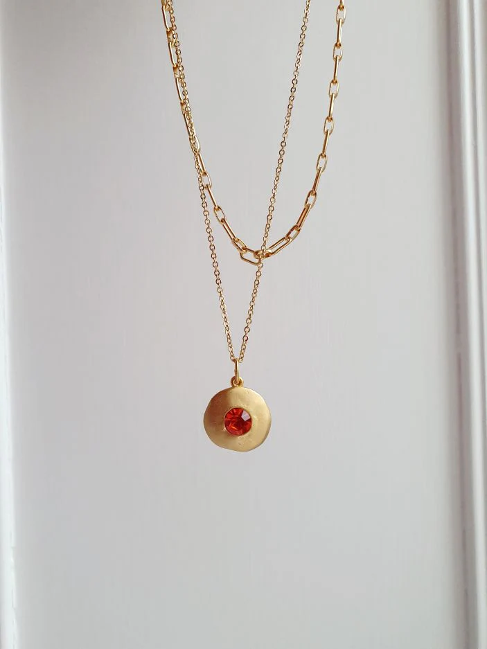 Vintage Gold Plated Chain Layering Set - Image 3