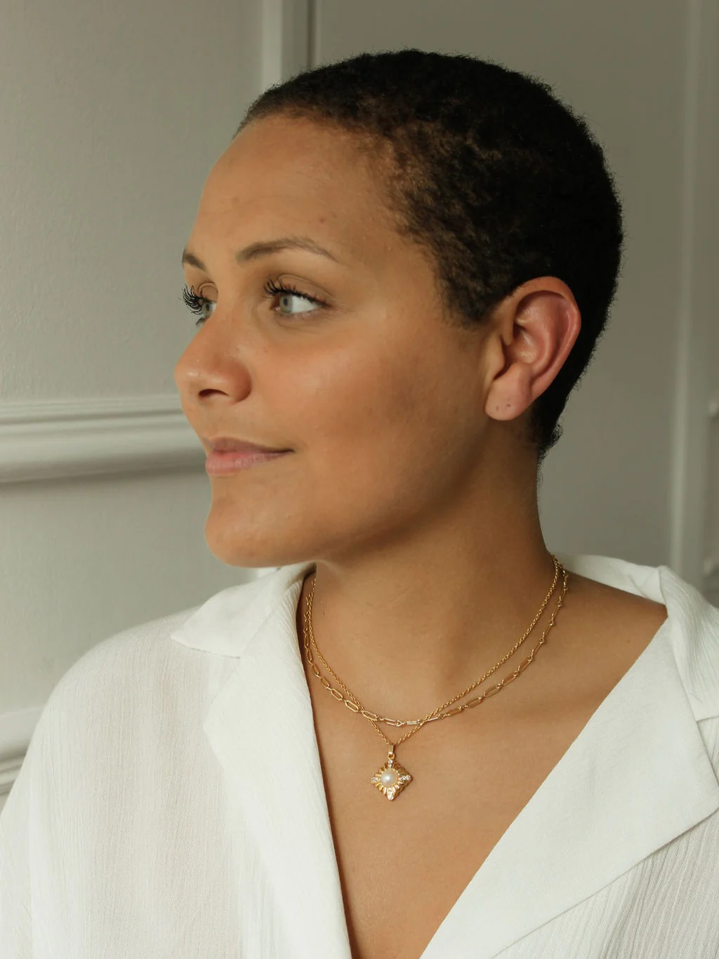 Vintage Gold Plated Chain Layering Set - Image 9