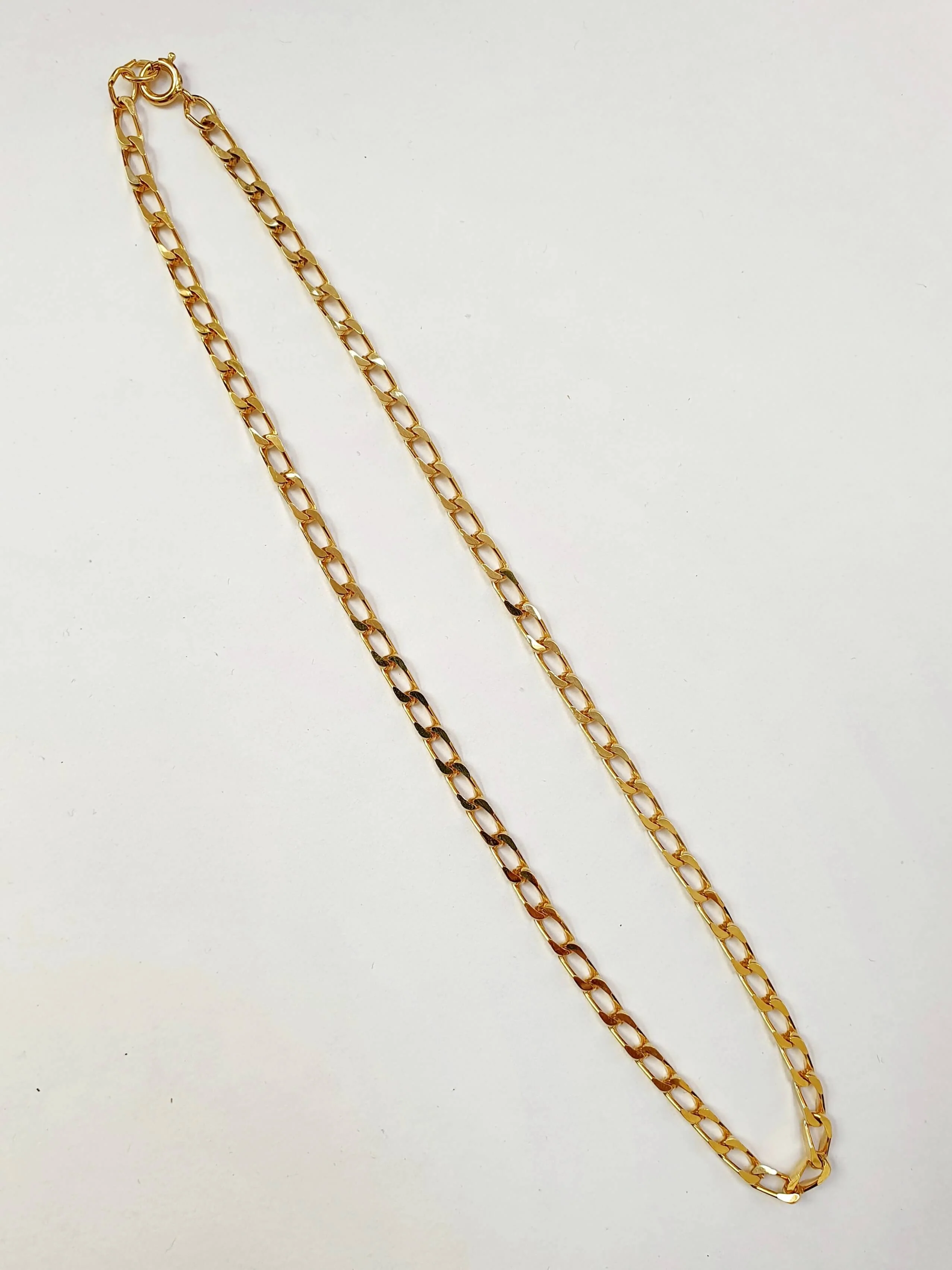 Vintage Gold Plated Chain Necklace - Image 2