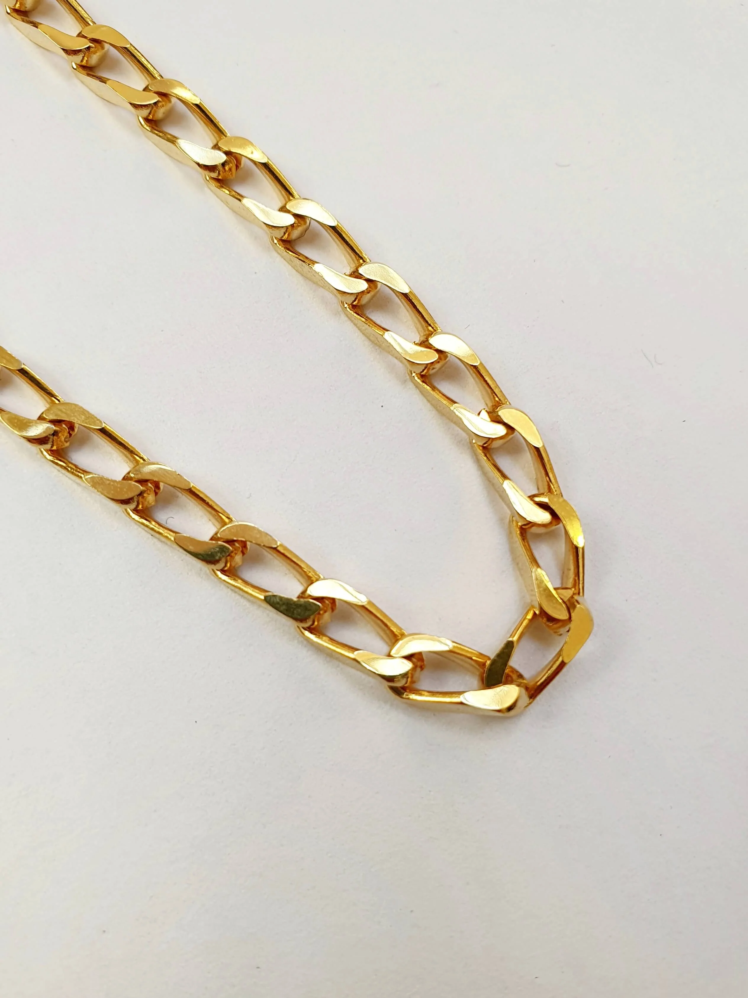 Vintage Gold Plated Chain Necklace - Image 3