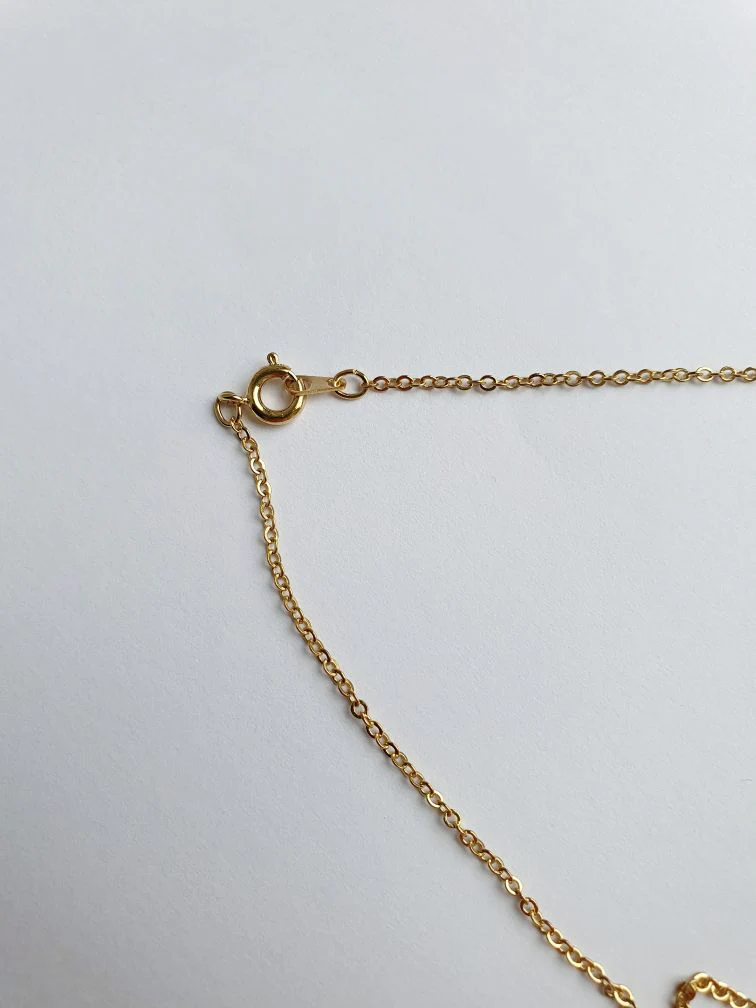 Vintage Gold Plated Dainty Cable Chain Necklace - Image 5
