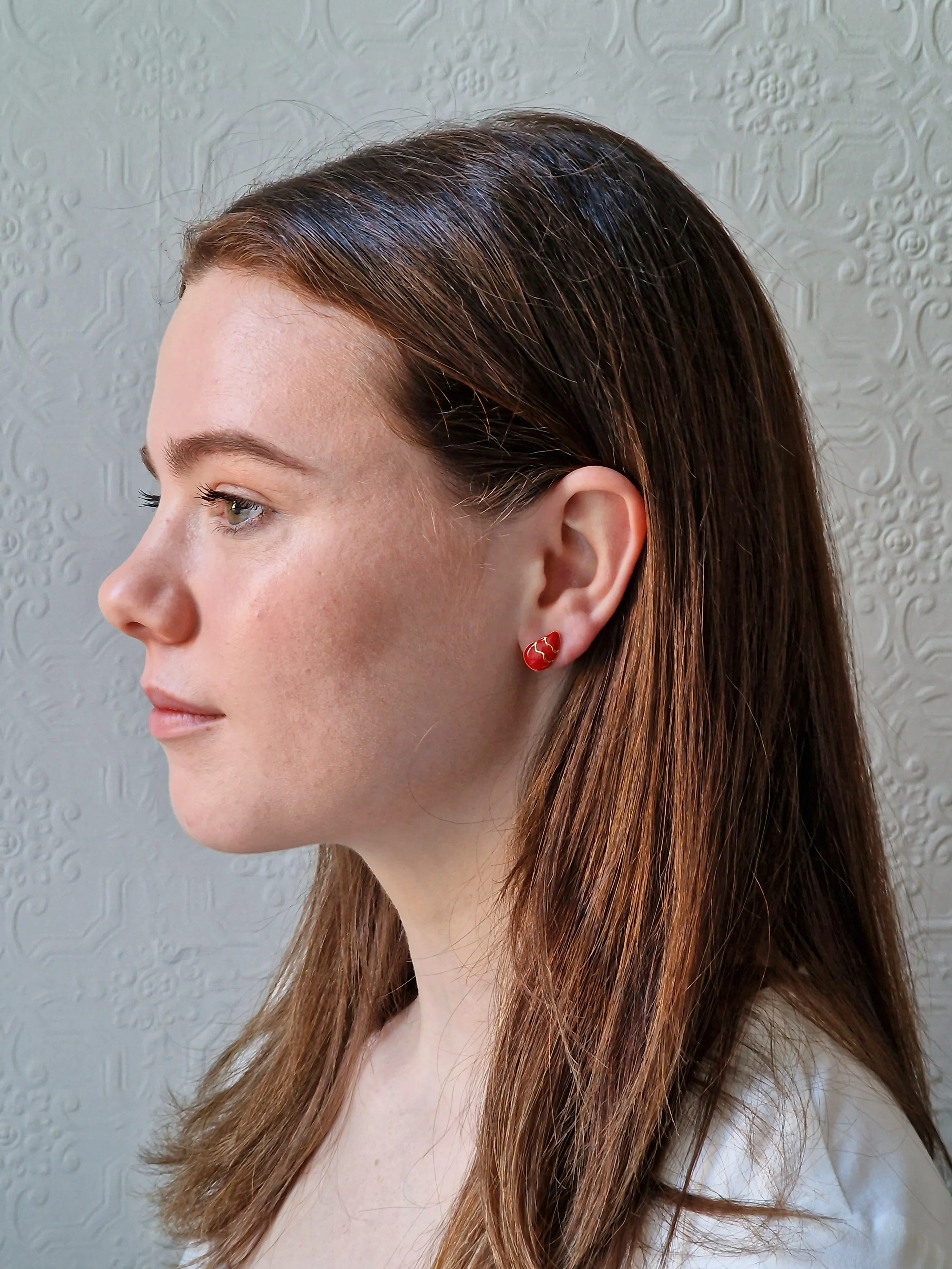 Vintage Gold Plated Earrings - Image 3