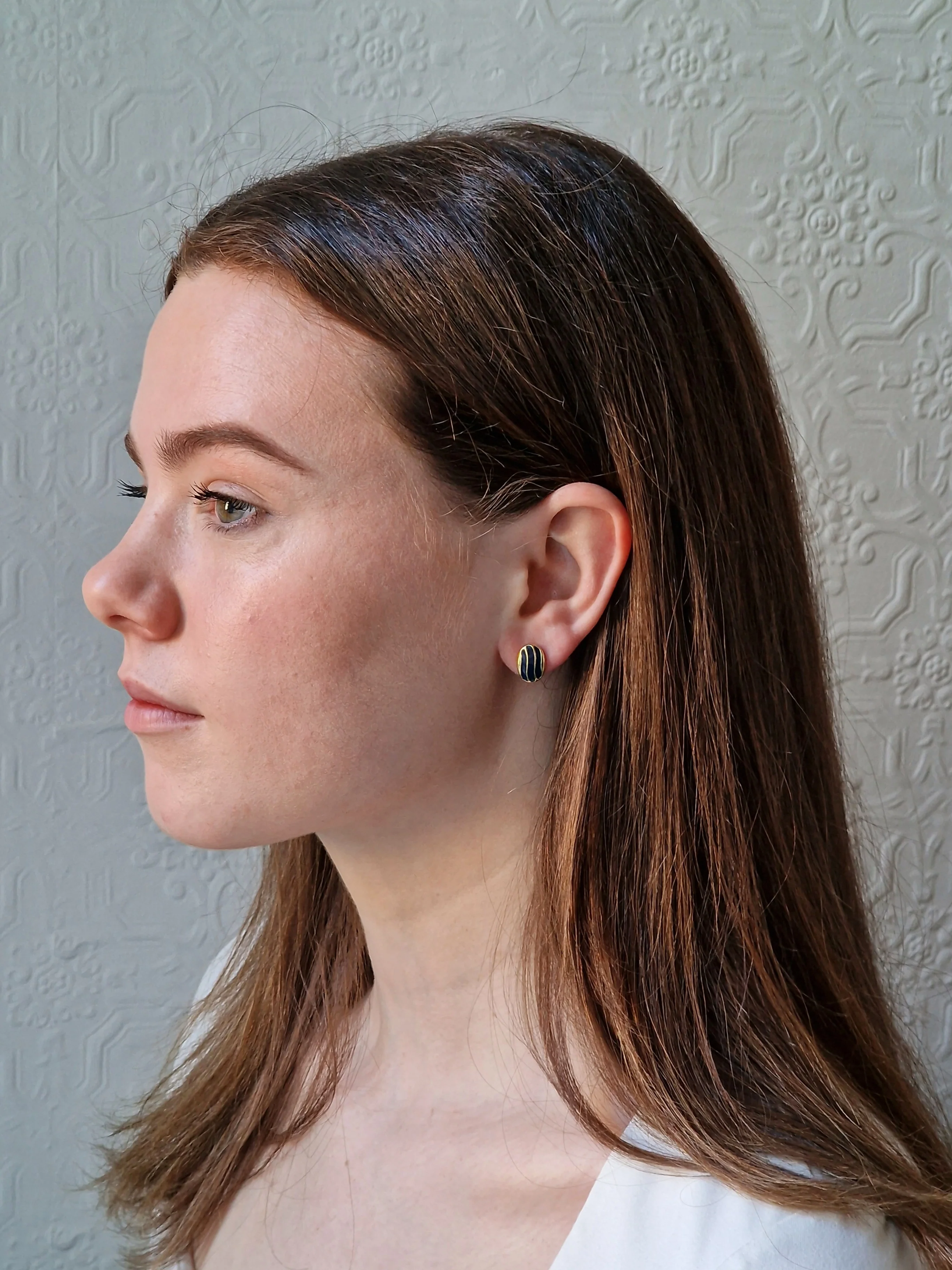 Vintage Gold Plated Earrings - Image 3