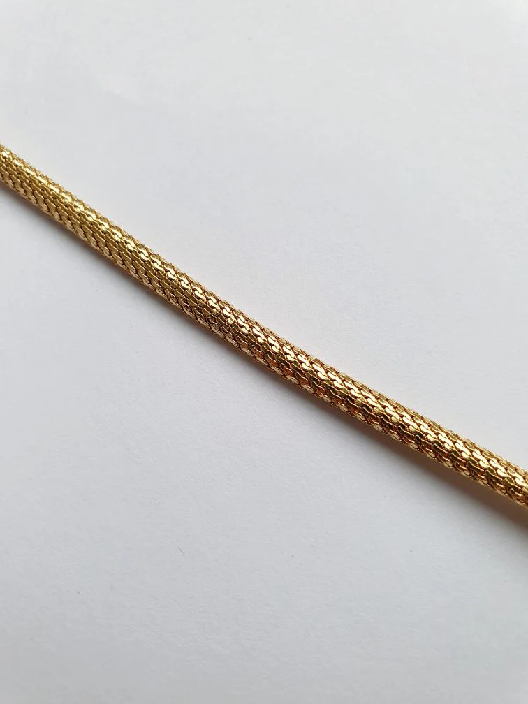 Vintage Gold Plated Mesh Bracelet - Image 4