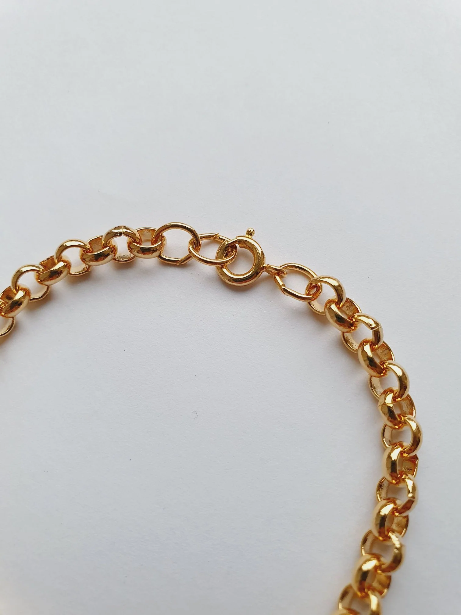 Vintage Gold Plated Rolo Bracelet - Image 4