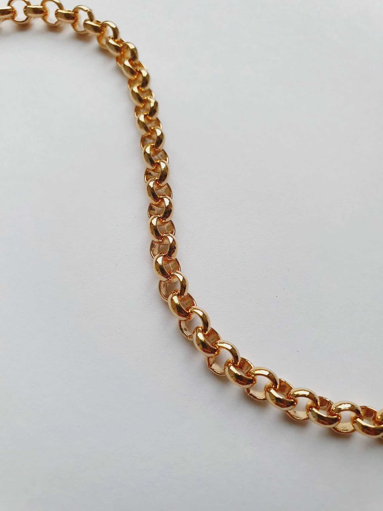 Vintage Gold Plated Rolo Bracelet - Image 5