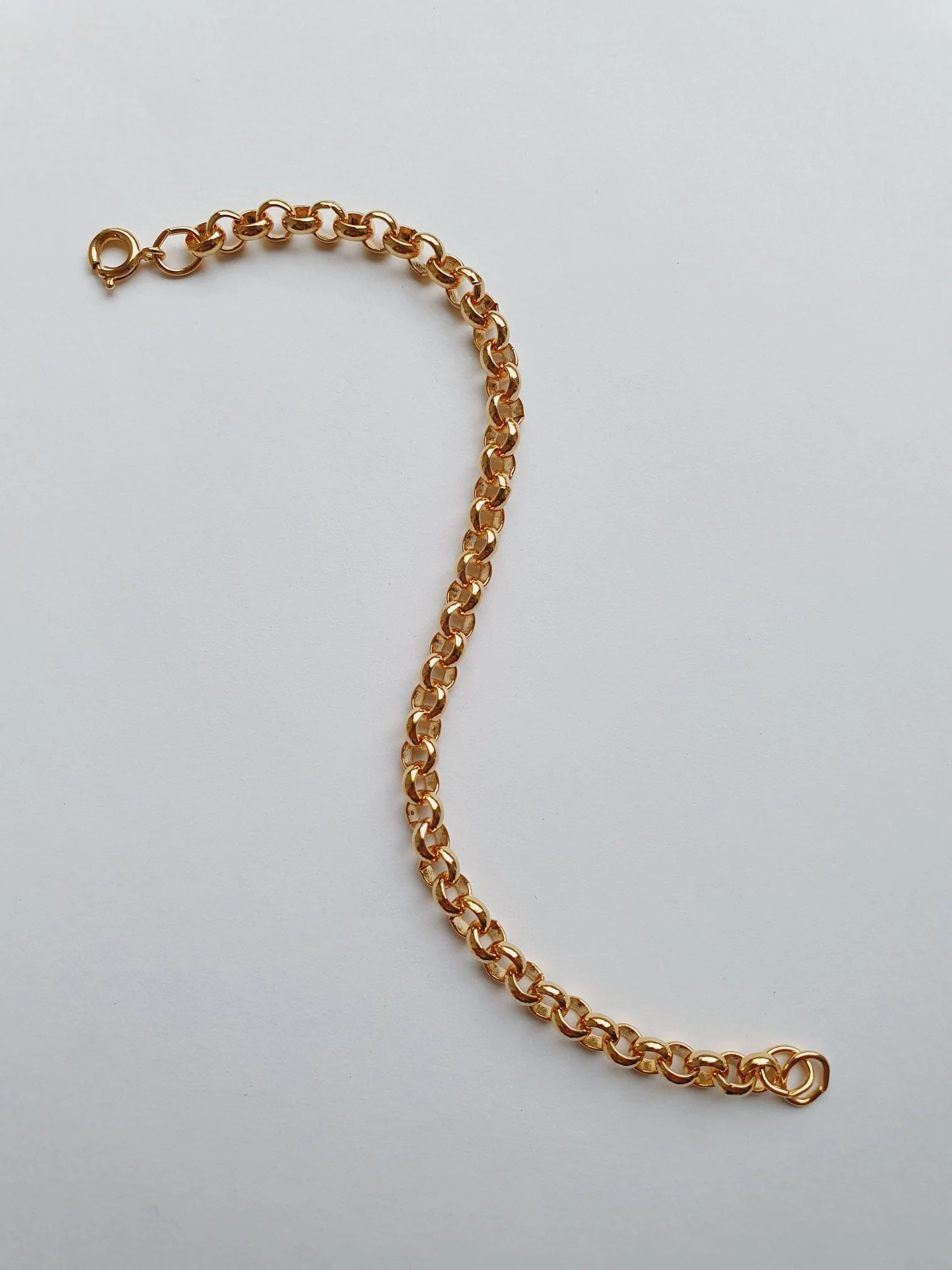 Vintage Gold Plated Rolo Bracelet - Image 6