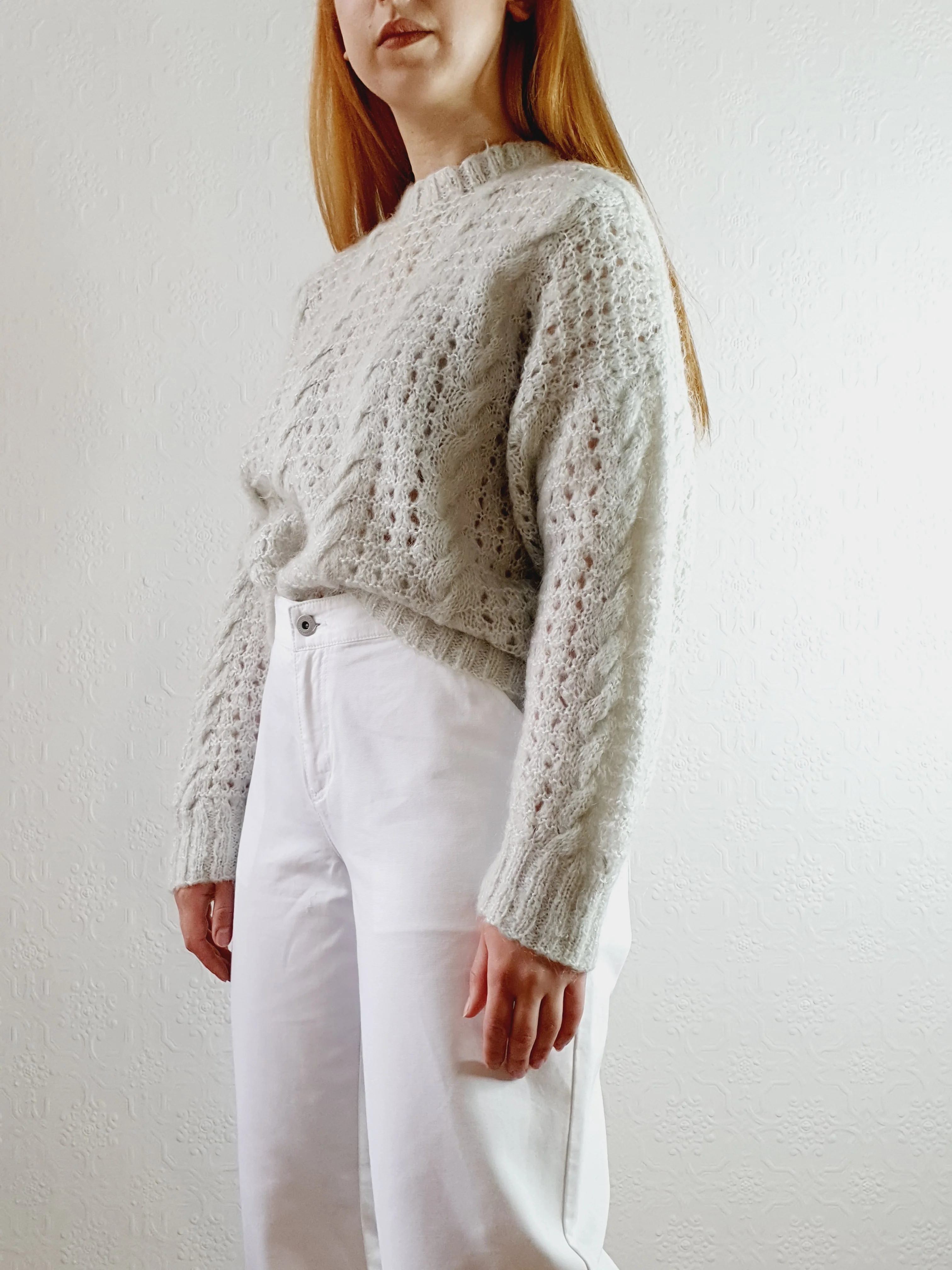 Vintage Hand Knitted Jumper - S/M - Image 2