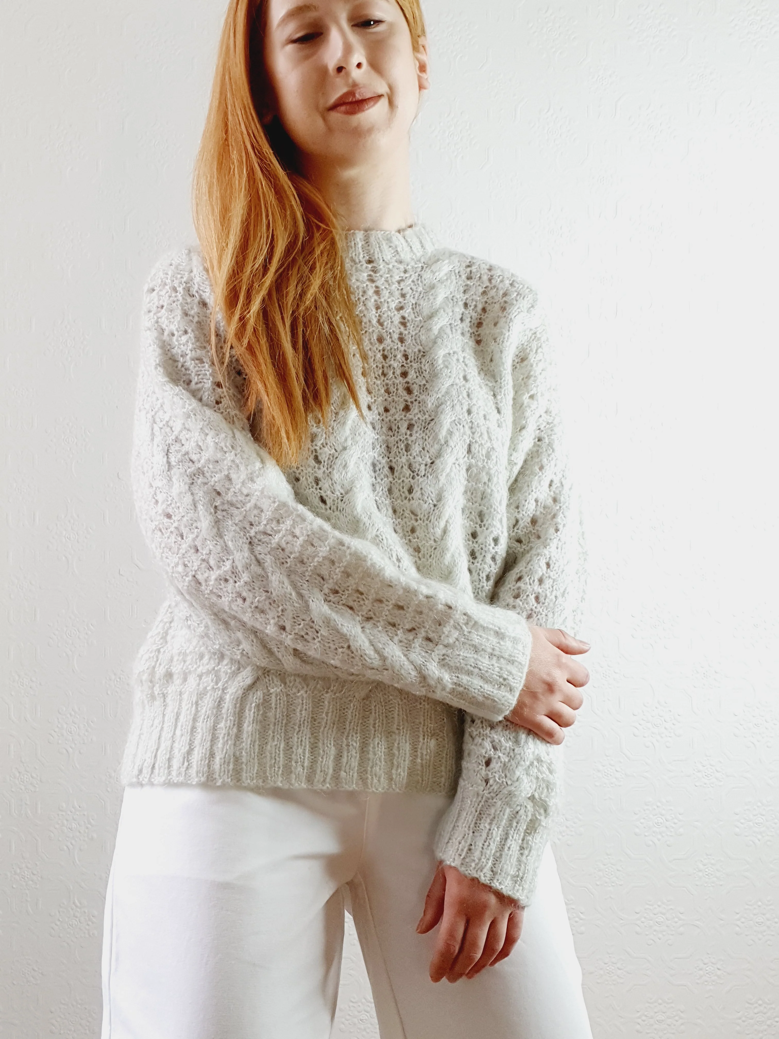 Vintage Hand Knitted Jumper - S/M - Image 4