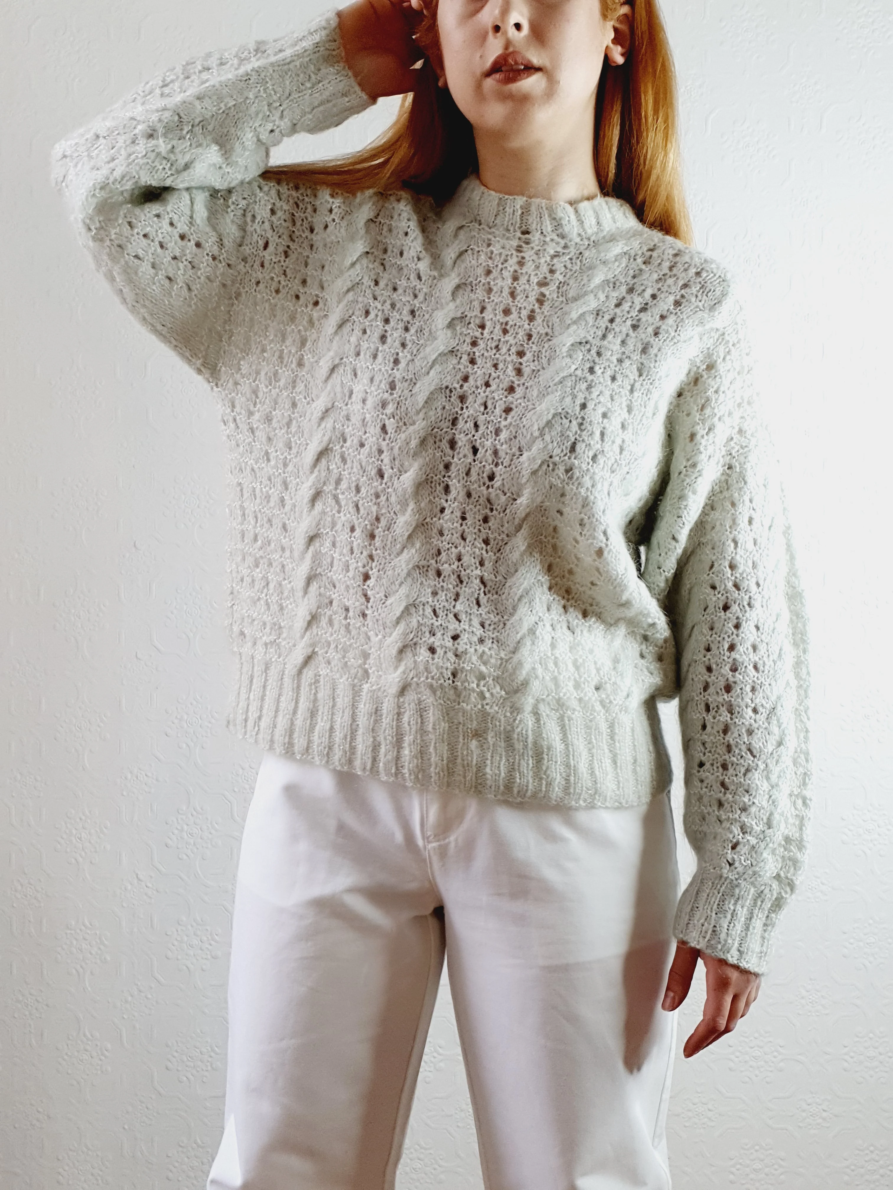 Vintage Hand Knitted Jumper - S/M - Image 5