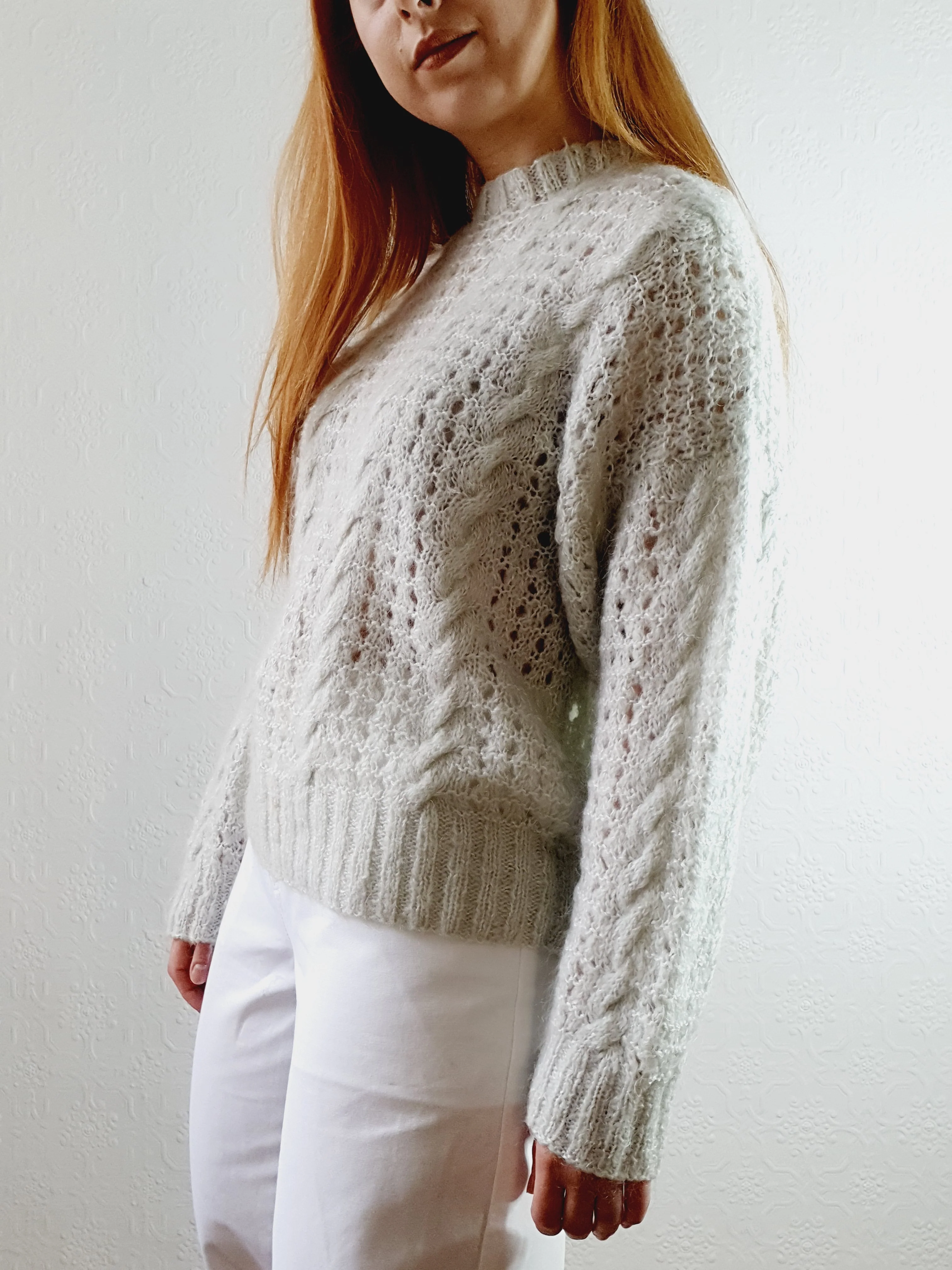 Vintage Hand Knitted Jumper - S/M - Image 6