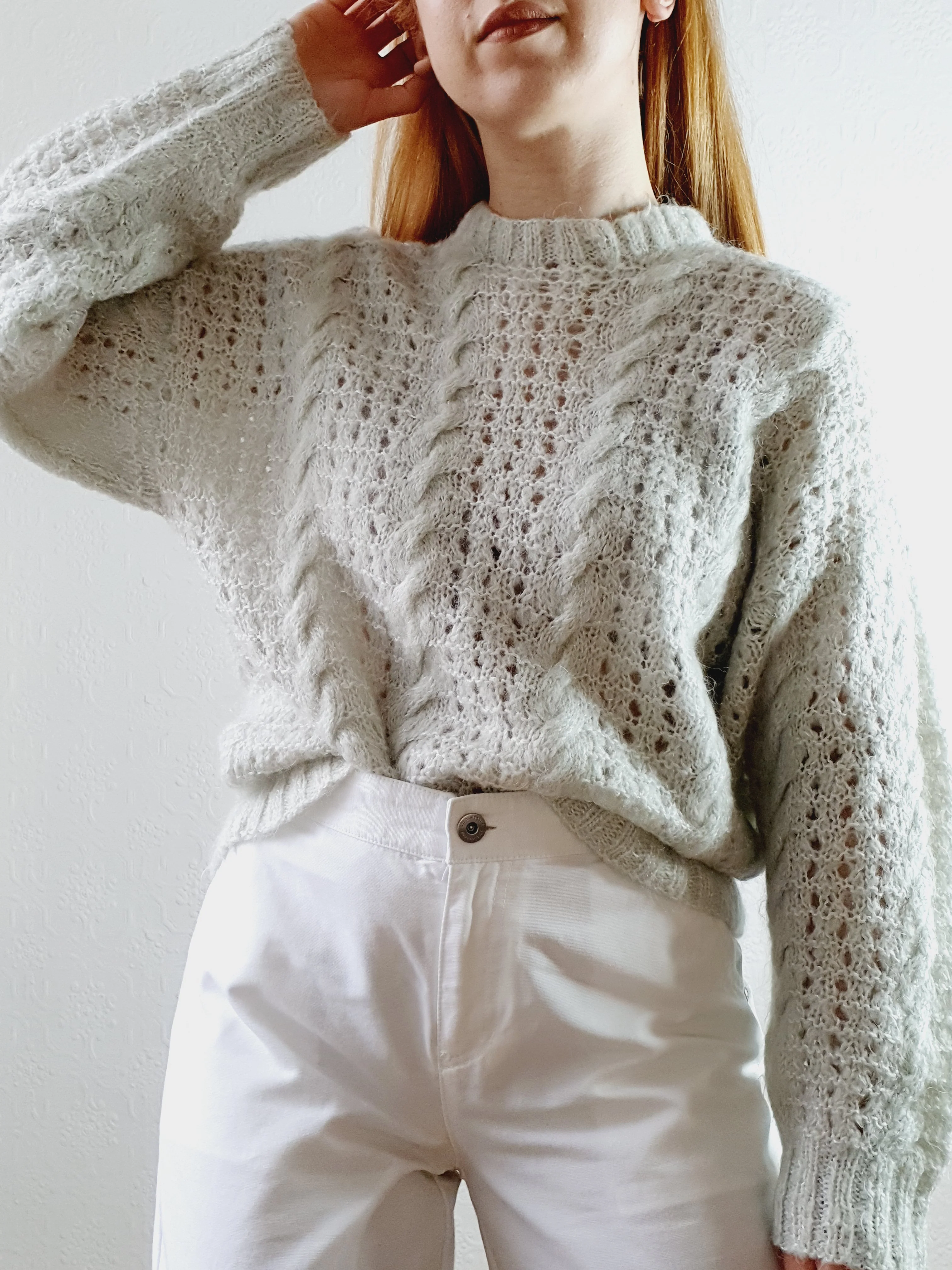 Vintage Hand Knitted Jumper - S/M - Image 8