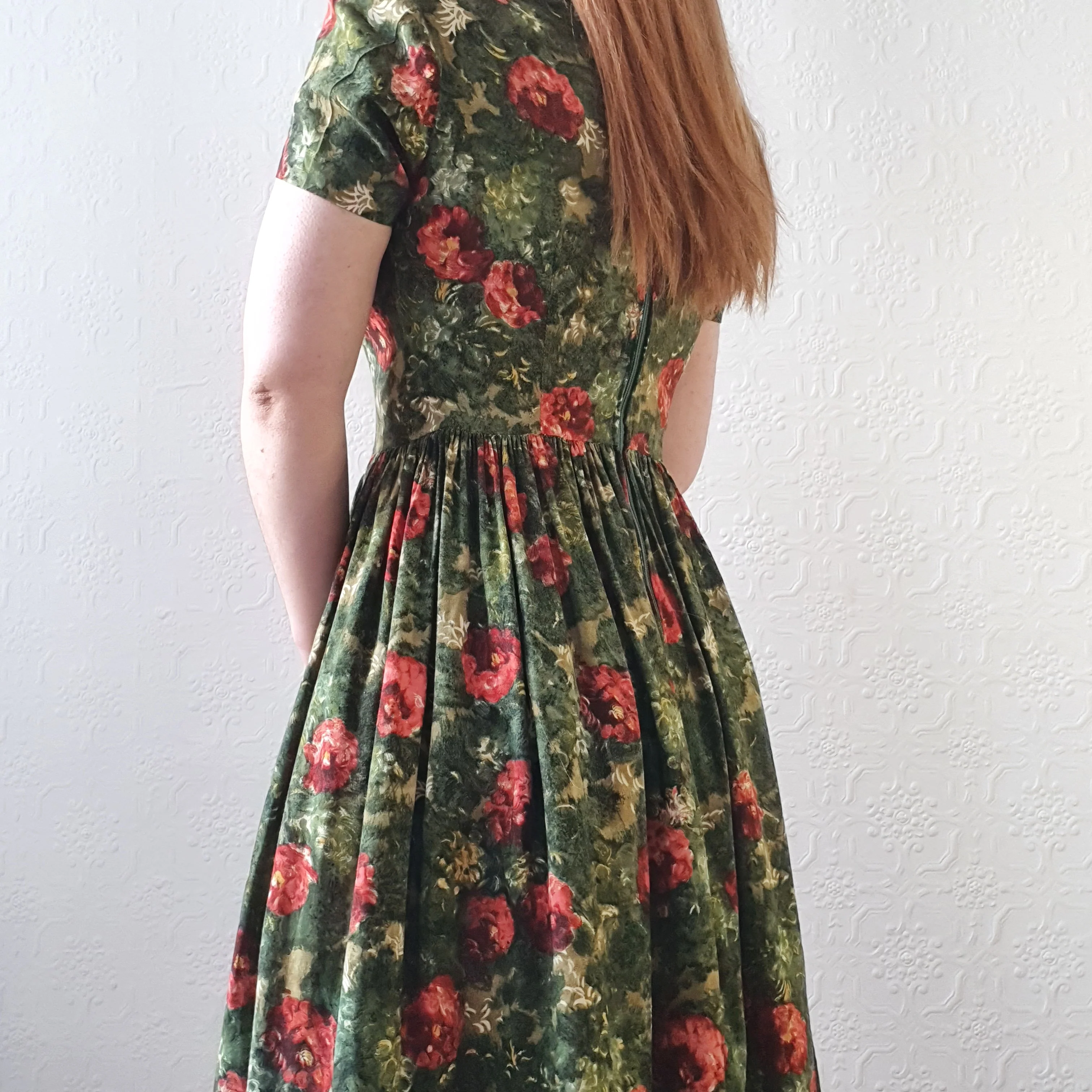 Vintage Handmade Floral Dress - S/M - Image 6