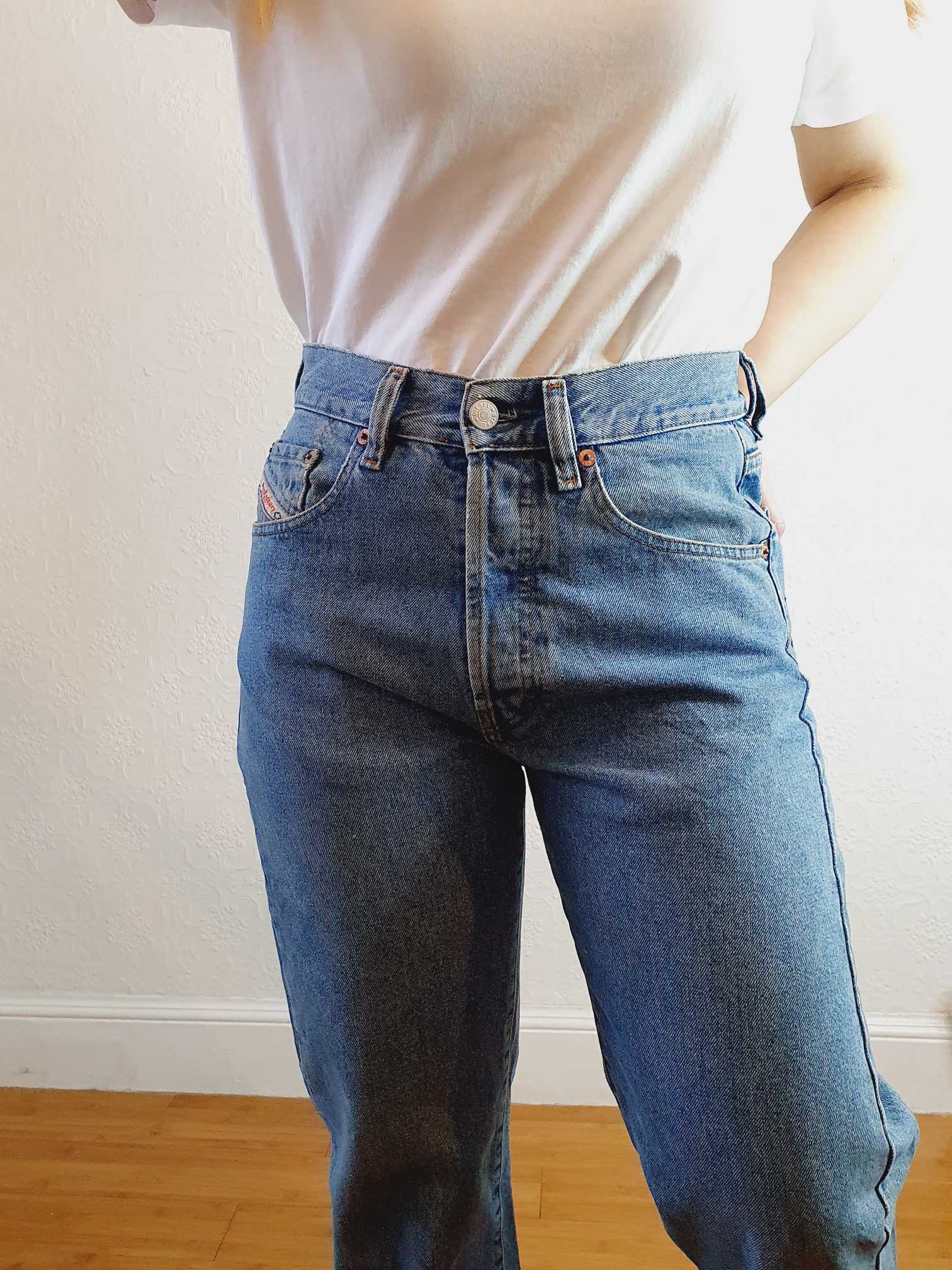 Vintage High Waisted Diesel Jeans - 30W 34L - Image 4