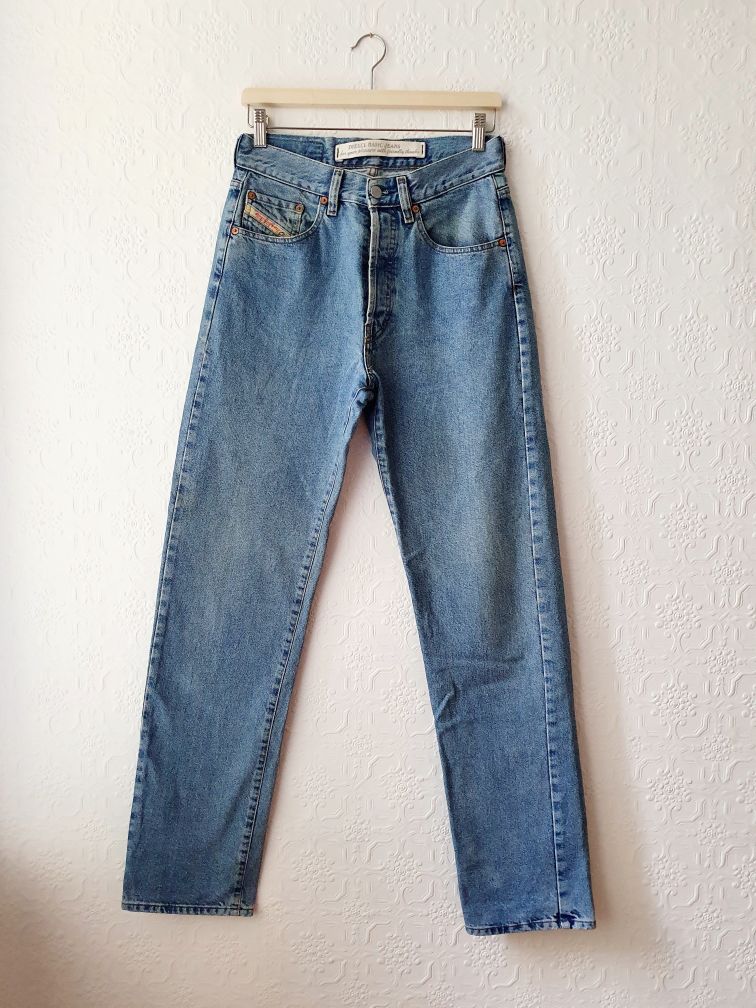 Vintage High Waisted Diesel Jeans - 30W 34L - Image 6