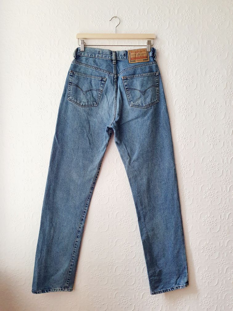Vintage High Waisted Diesel Jeans - 30W 34L - Image 7
