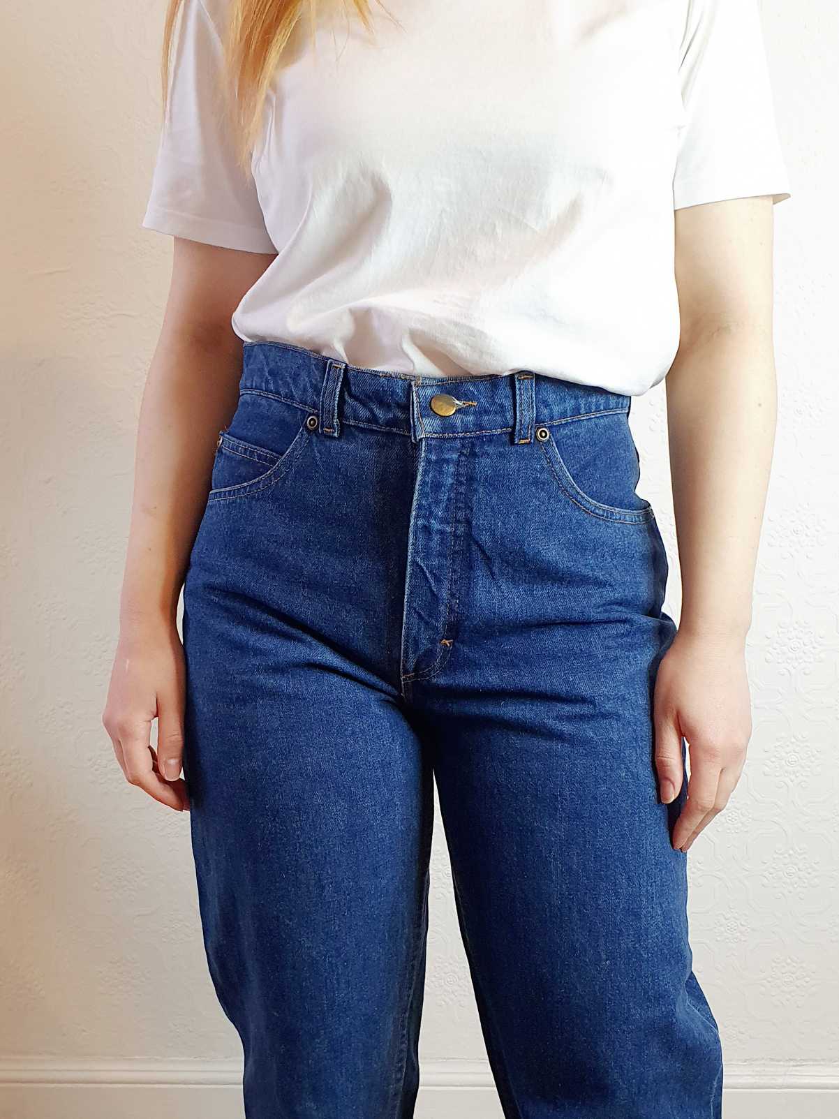 Vintage High Waisted Jeans - 30W 29L - Image 3