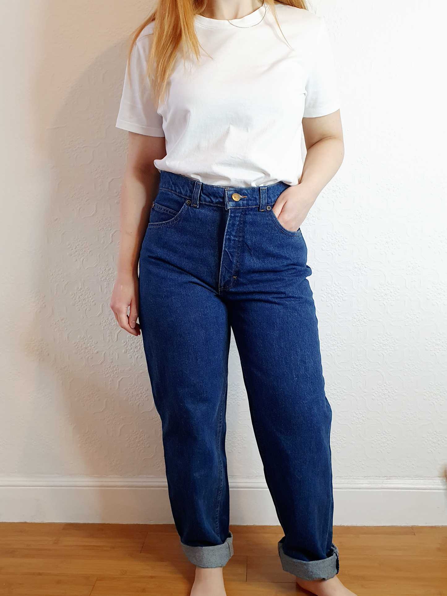 Vintage High Waisted Jeans - 30W 29L - Image 4