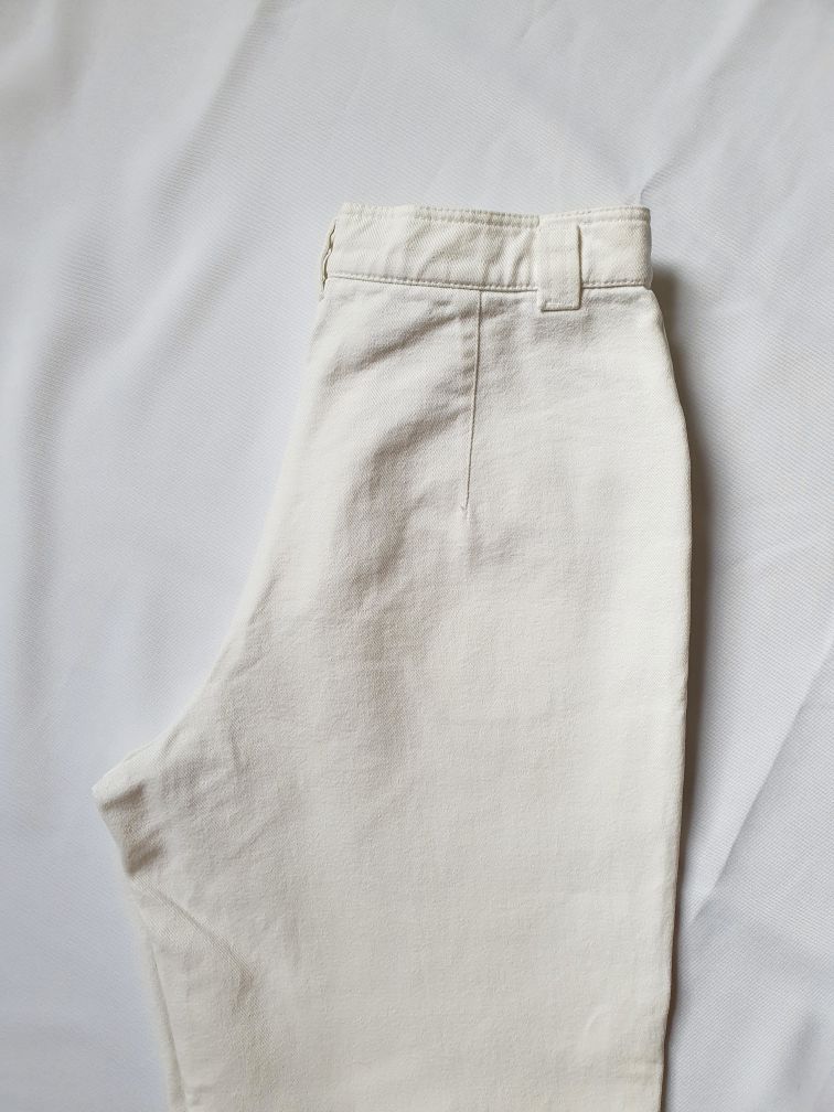 Vintage High Waisted White Jeans - 27W 24.5L - Image 3