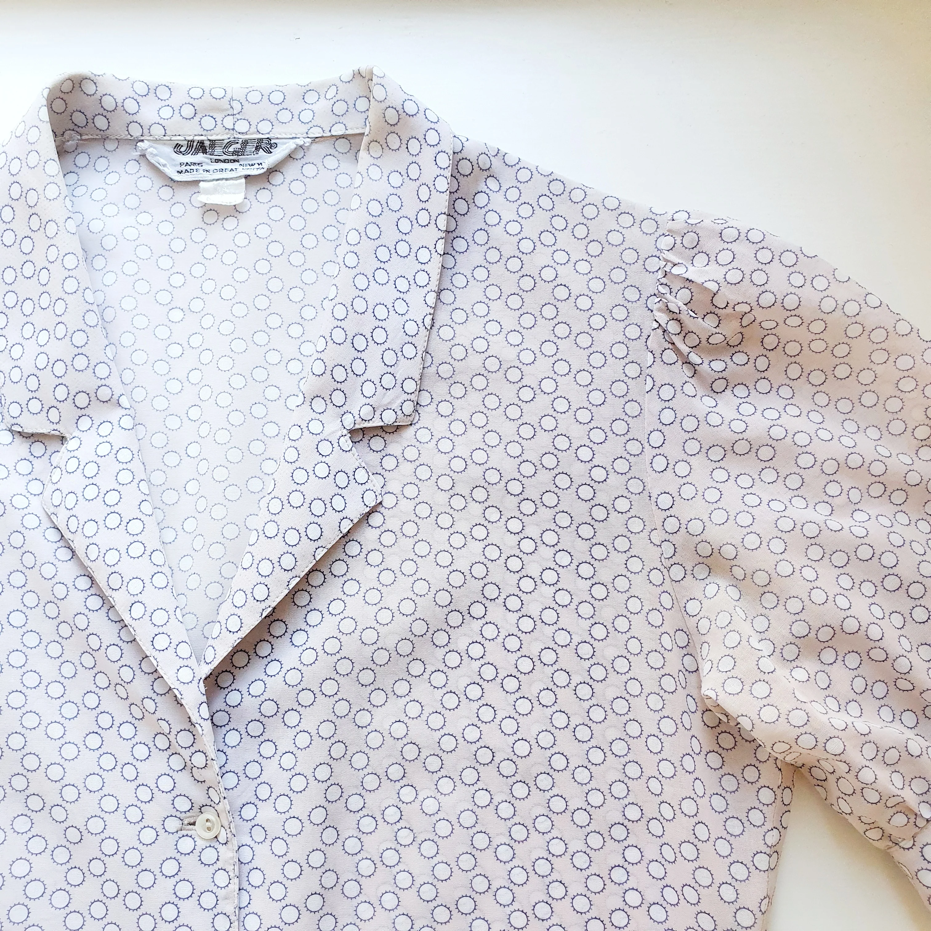Vintage Jaeger Puff Sleeve Top - XS - Image 3