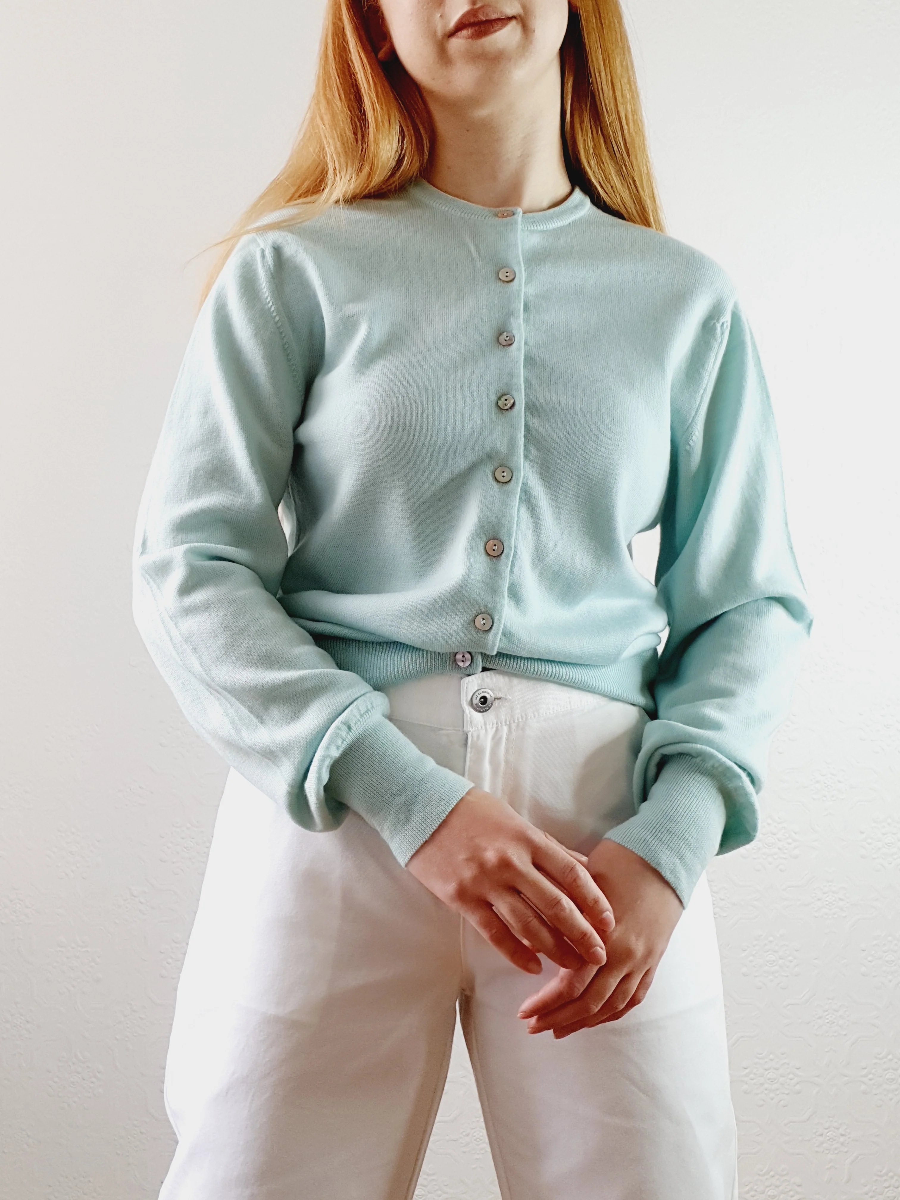 Vintage Johnstons of Elgin Pure Wool Cardigan - S - Image 3