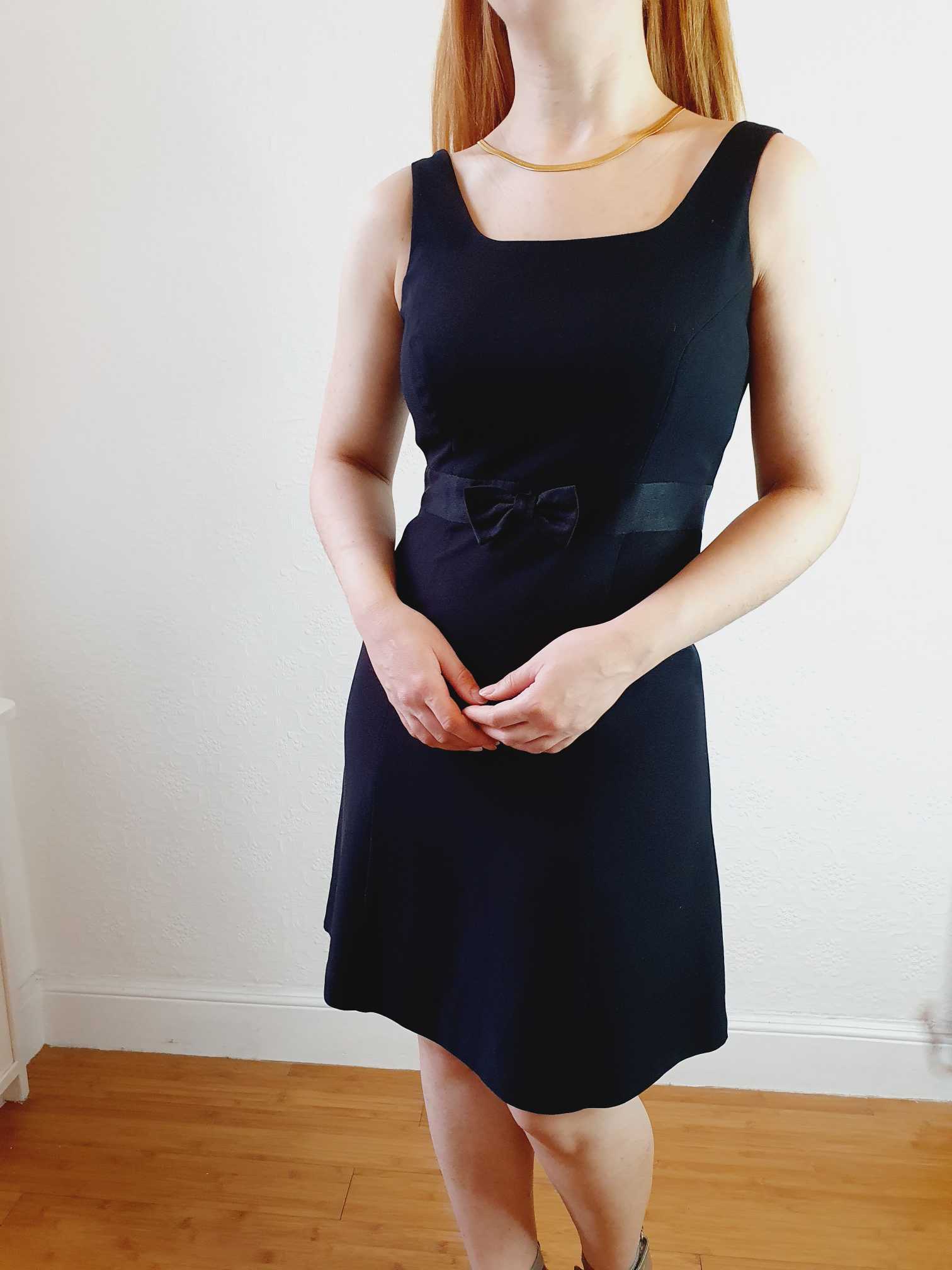 Vintage Laura Ashley Little Black Dress - XS/S - Image 2